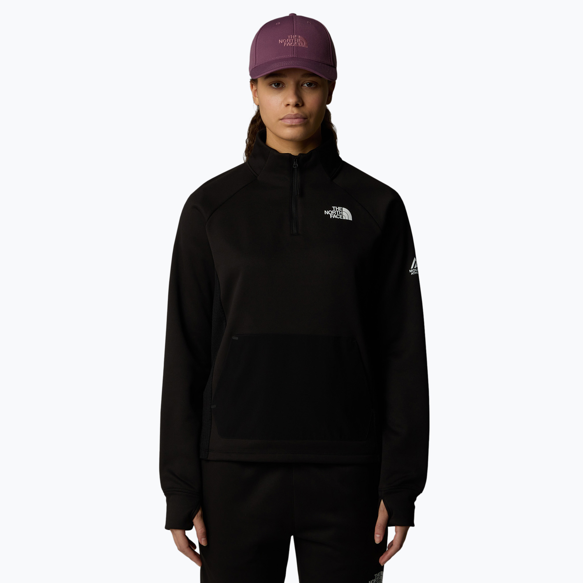 Bluza damska The North Face Mountain Athletics Fleece 1/4 Zip black | WYSYŁKA W 24H | 30 DNI NA ZWROT