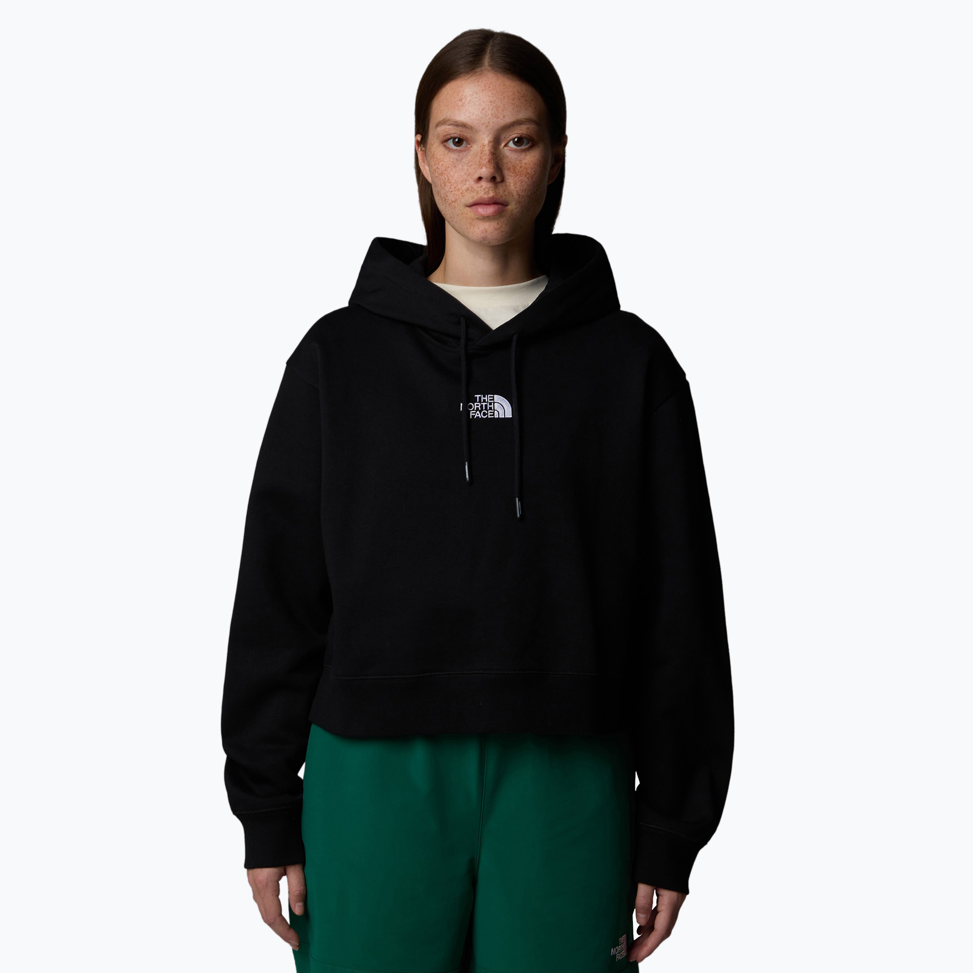 Bluza damska The North Face Essential Crop black | WYSYŁKA W 24H | 30 DNI NA ZWROT