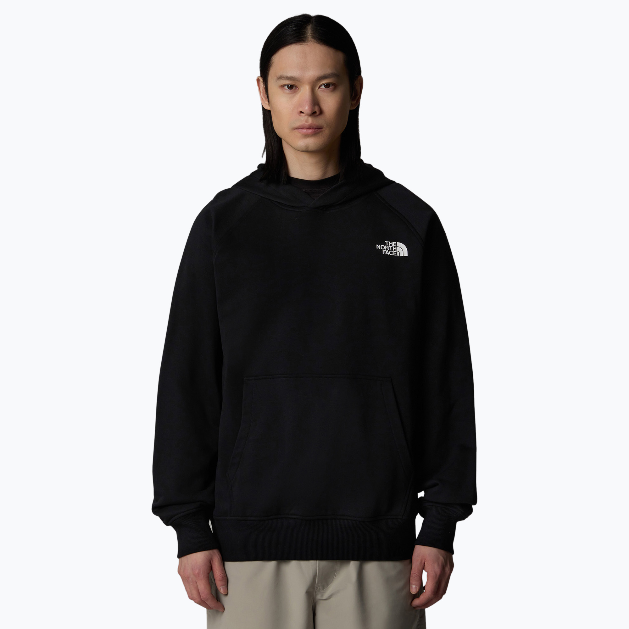 Bluza męska The North Face Raglan Box Nse Hoodie black/ white | WYSYŁKA W 24H | 30 DNI NA ZWROT