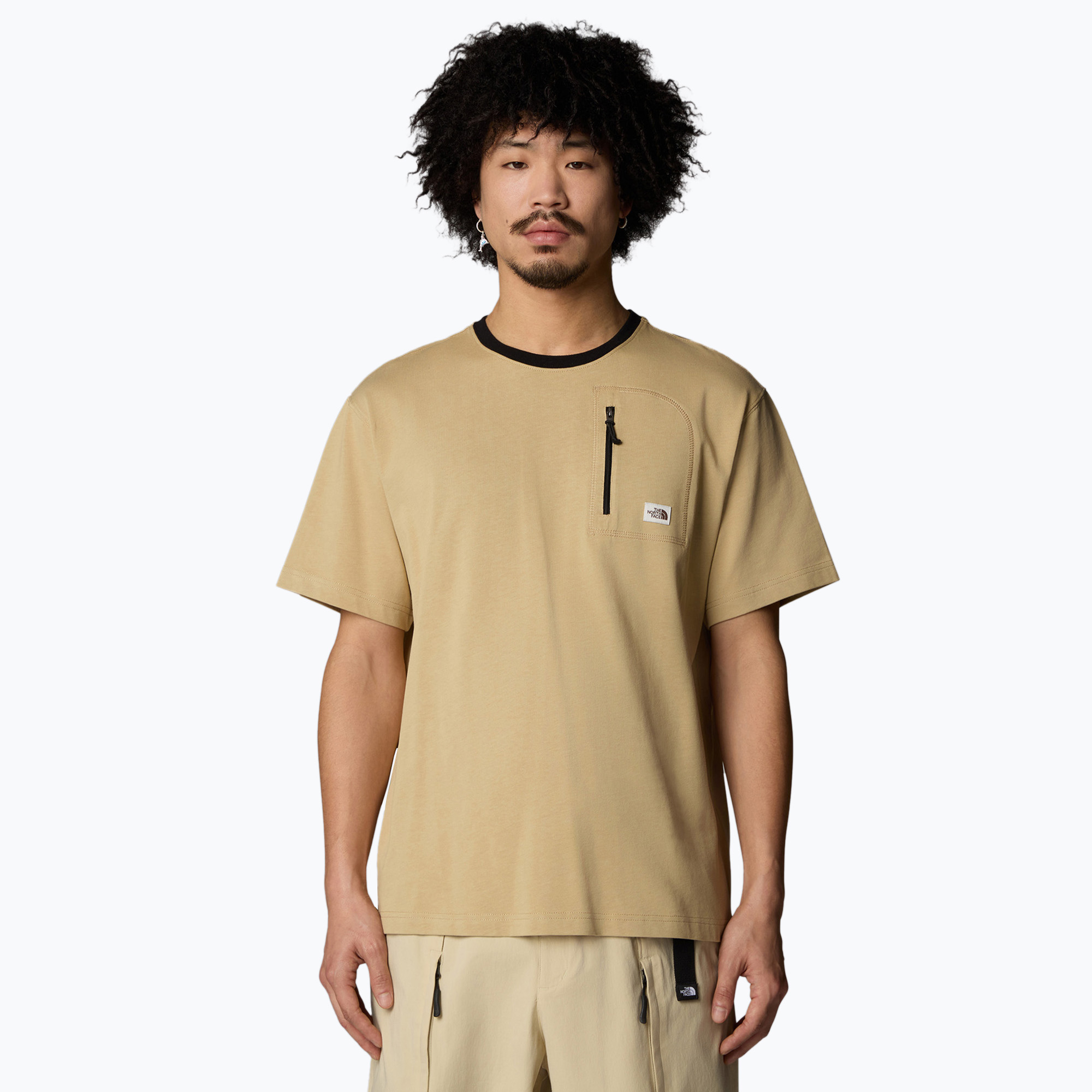 Koszulka męska The North Face Heritage Pocket Tee khaki stone | WYSYŁKA W 24H | 30 DNI NA ZWROT