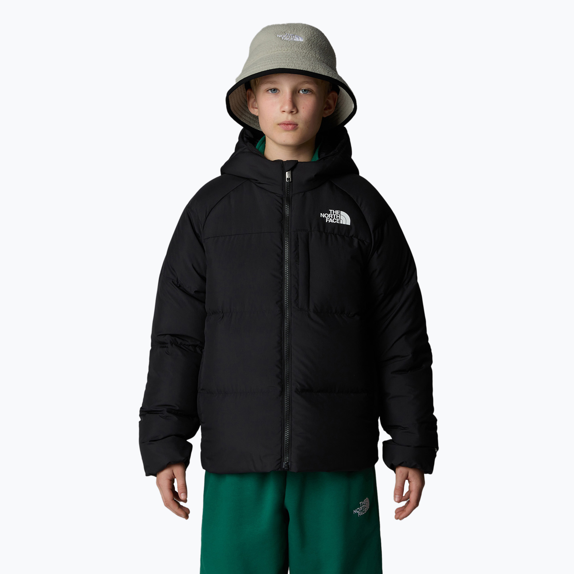 Kurtka puchowa dziecięca The North Face North Down Hooded black | WYSYŁKA W 24H | 30 DNI NA ZWROT