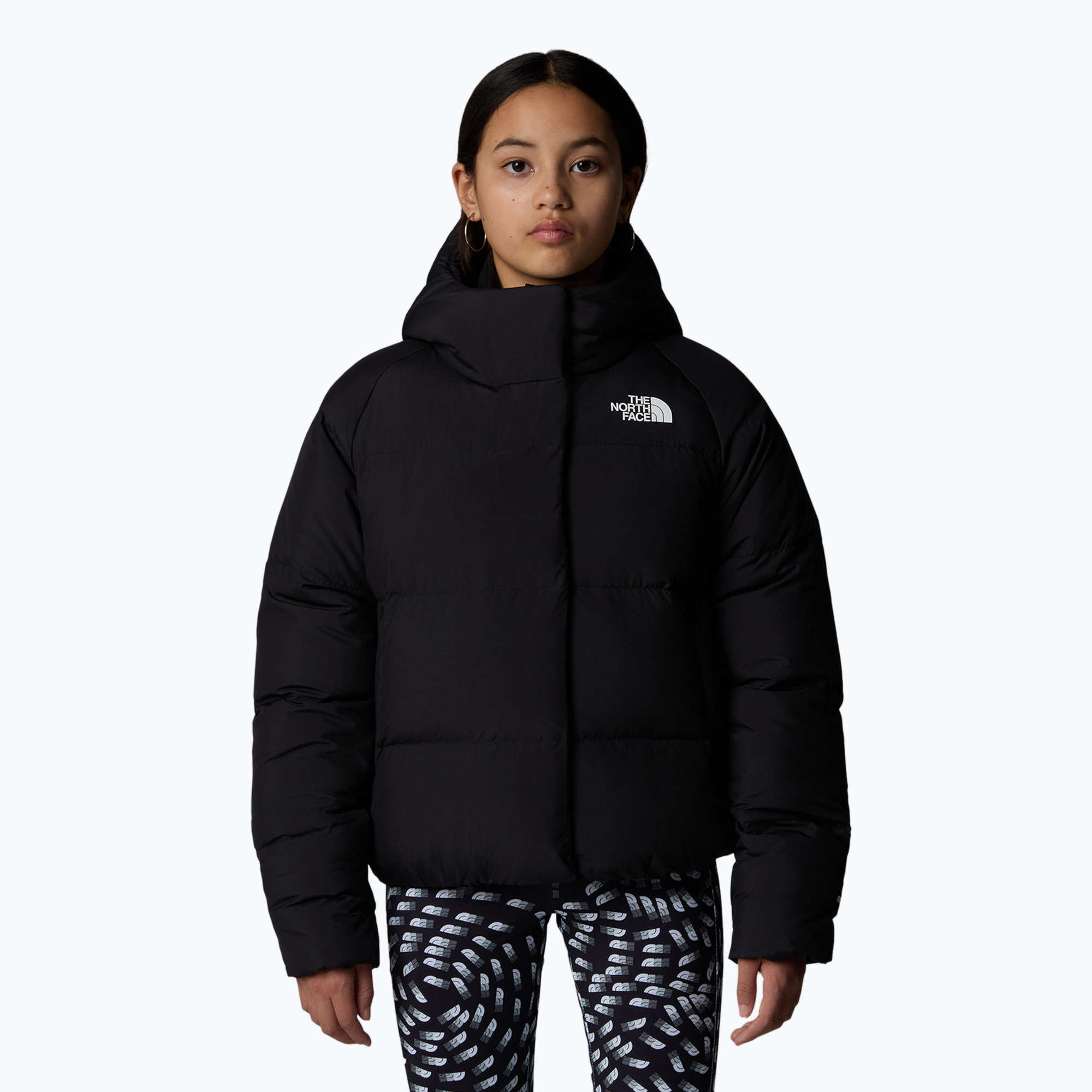 Kurtka puchowa dziecięca The North Face North Down Hooded black | WYSYŁKA W 24H | 30 DNI NA ZWROT