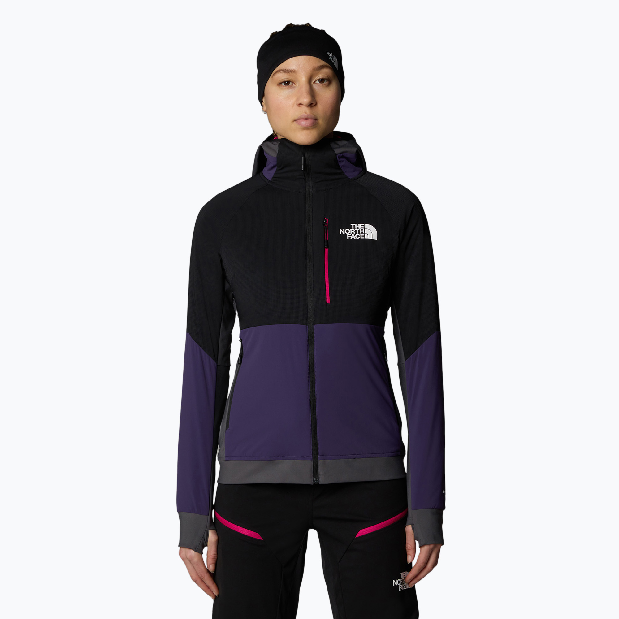 Kurtka hybrydowa damska The North Face Binntal Hybrid Ventrix Hoodie eternal purple/black | WYSYŁKA W 24H | 30 DNI NA ZWROT