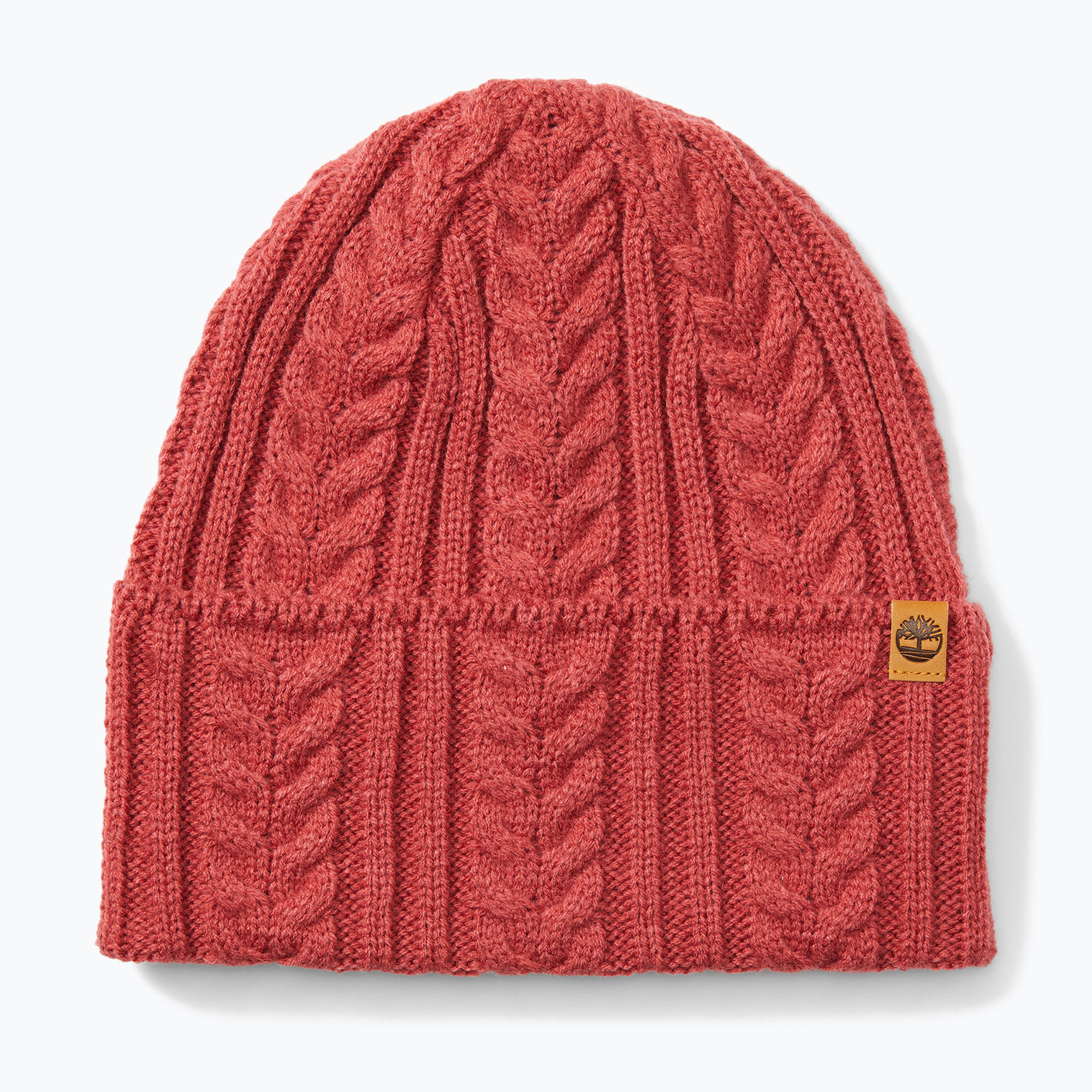 Czapka zimowa damska Timberland Cable Beanie garnet rose | WYSYŁKA W 24H | 30 DNI NA ZWROT