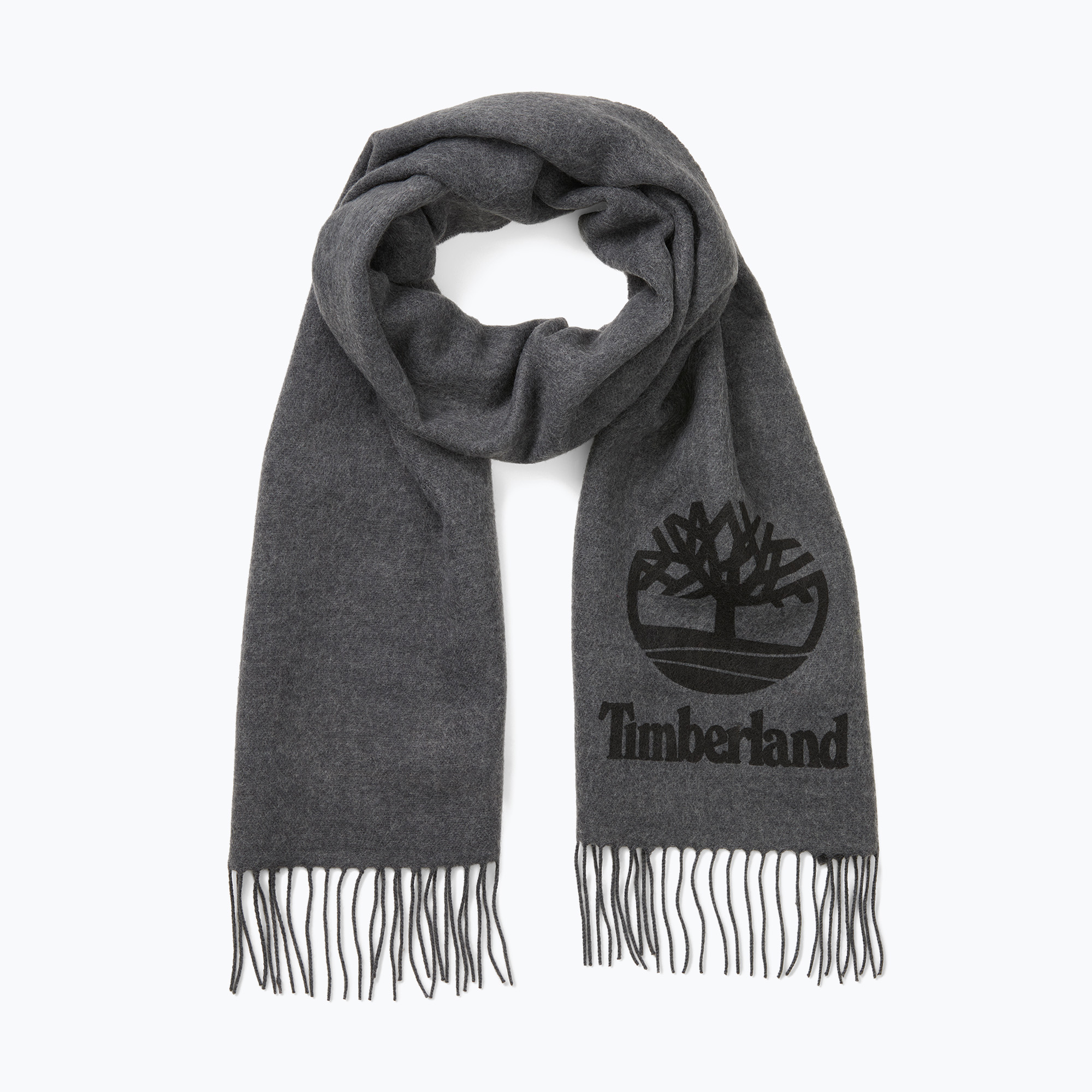 Szalik męski Timberland Yarn Dye Scarf charcoal heather grey | WYSYŁKA W 24H | 30 DNI NA ZWROT