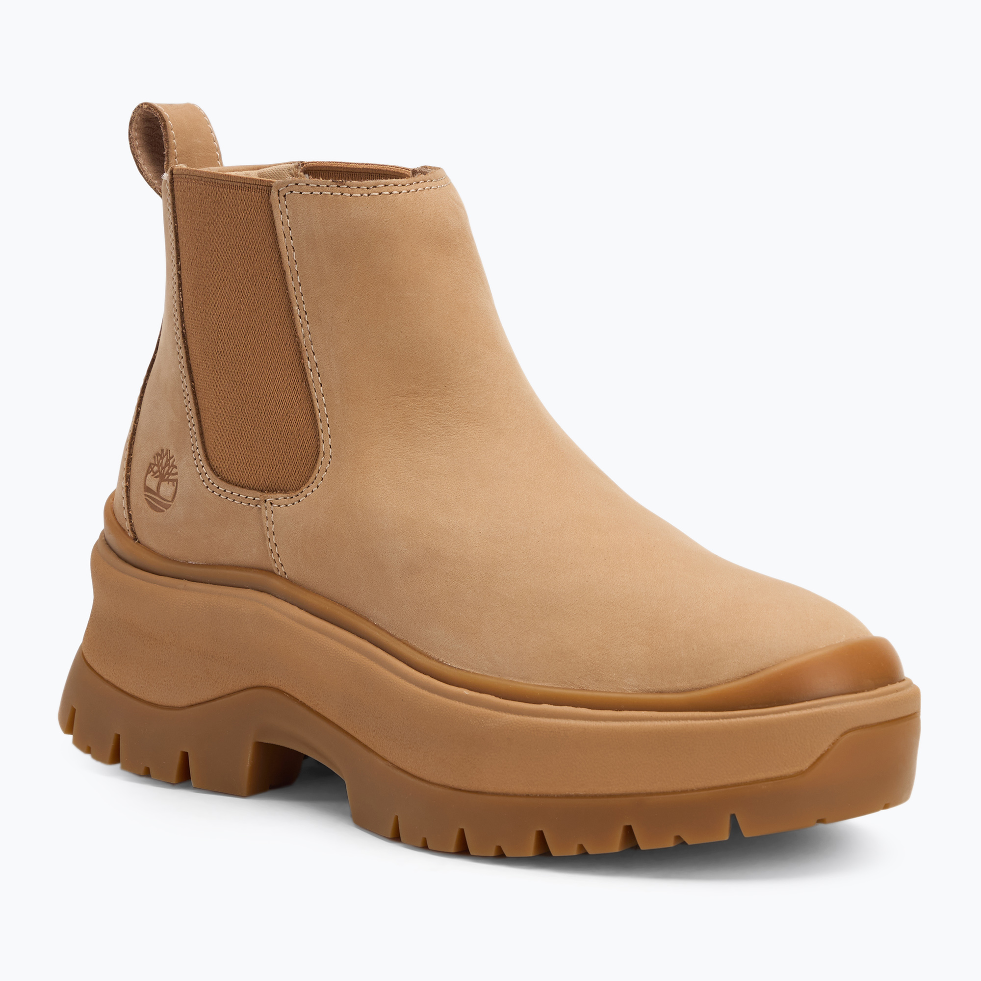 Buty damskie Timberland Roxie Lane Mid Chelsea light beige nubuck | WYSYŁKA W 24H | 30 DNI NA ZWROT