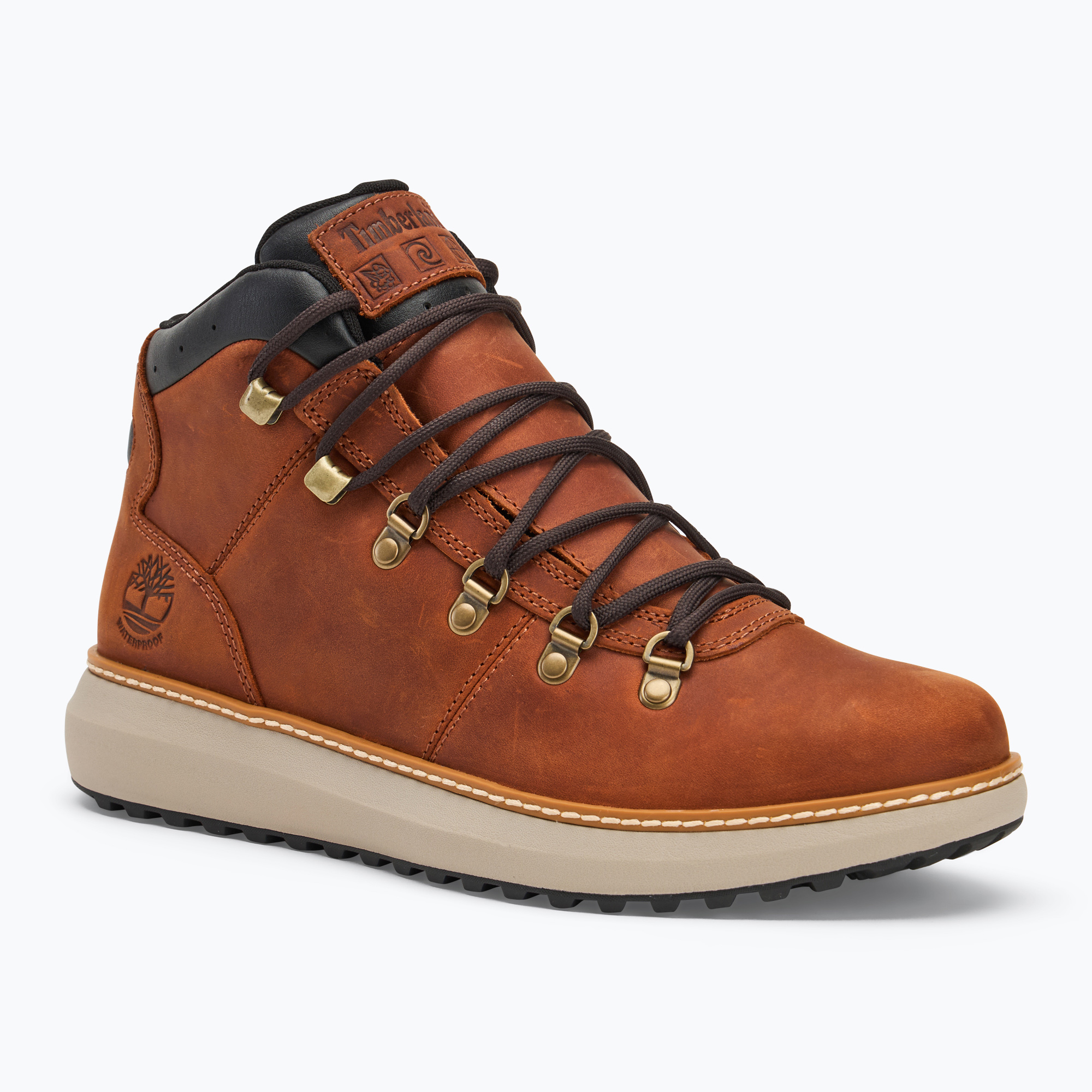 Buty męskie Timberland Hudson Road Mid Lace Waterproof Chukka rust full grain | WYSYŁKA W 24H | 30 DNI NA ZWROT