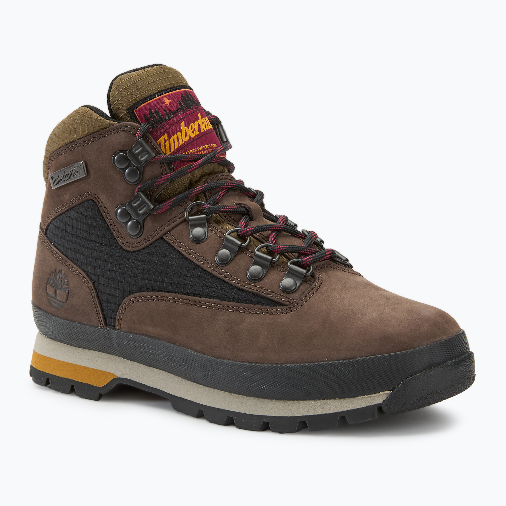 Buty męskie Timberland Euro Hiker Mid dark brown nubuck | WYSYŁKA W 24H | 30 DNI NA ZWROT