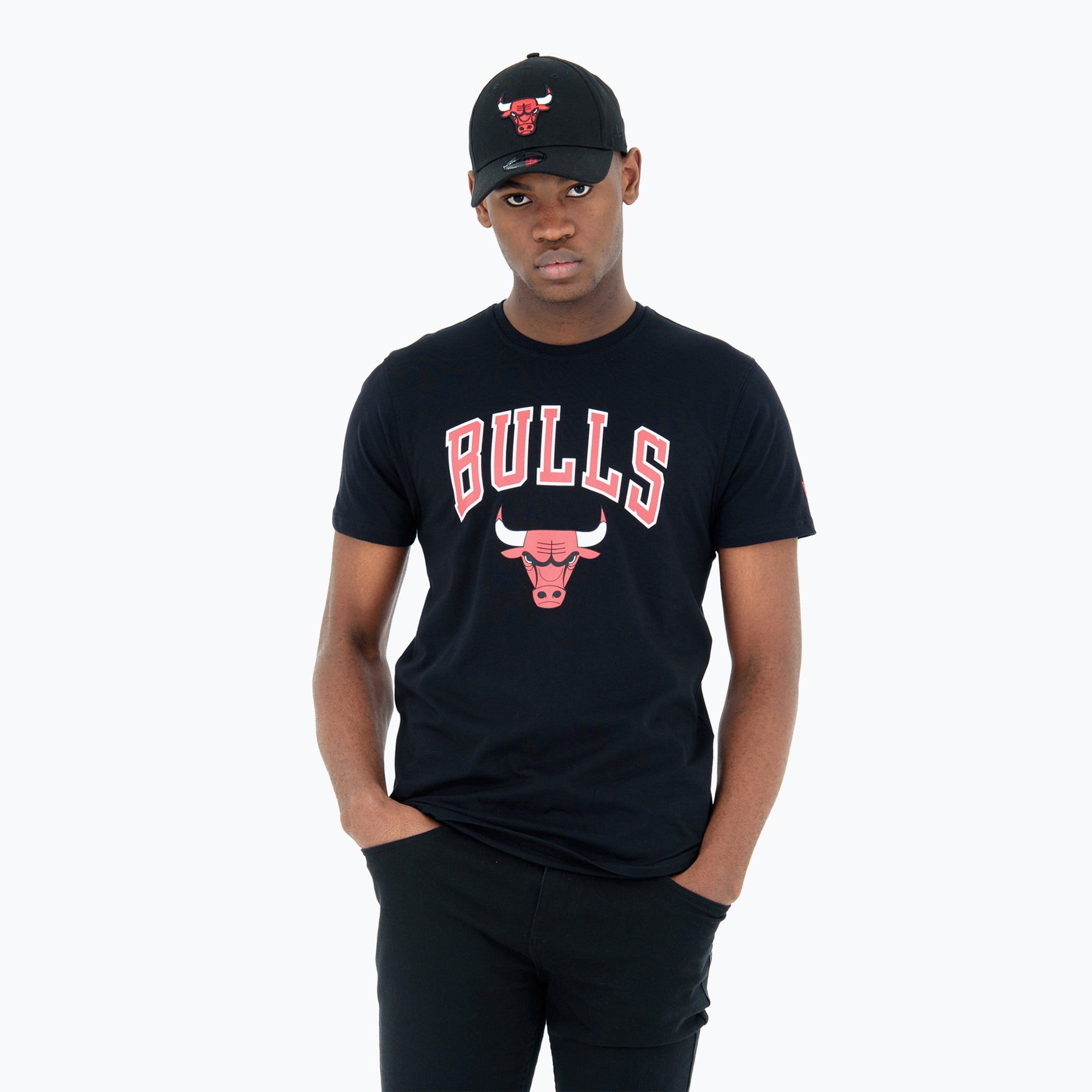 Koszulka męska New Era NOS NBA Regular Tee Chicago Bulls black | WYSYŁKA W 24H | 30 DNI NA ZWROT