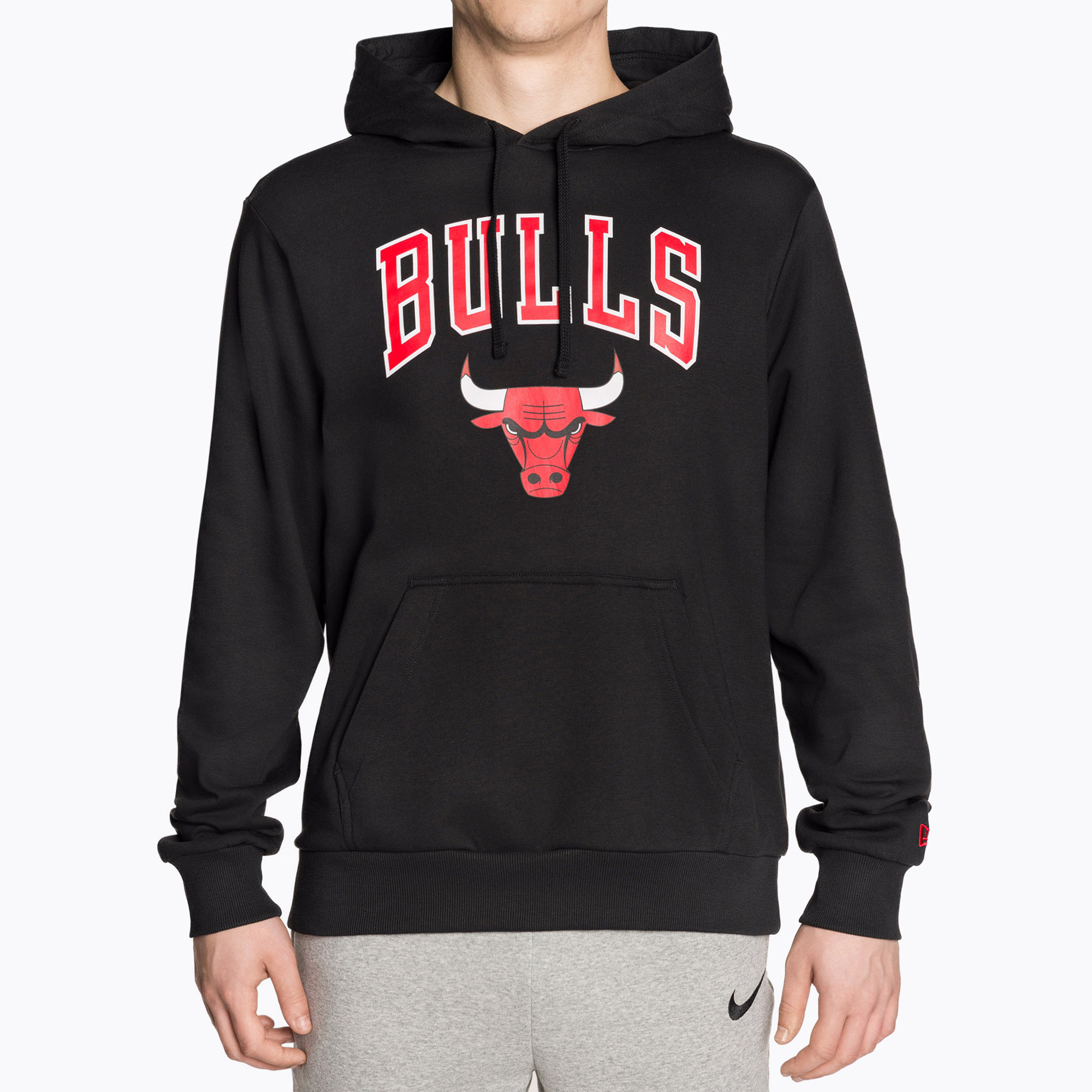 Bluza męska New Era NBA Regular Hoody Chicago Bulls black | WYSYŁKA W 24H | 30 DNI NA ZWROT