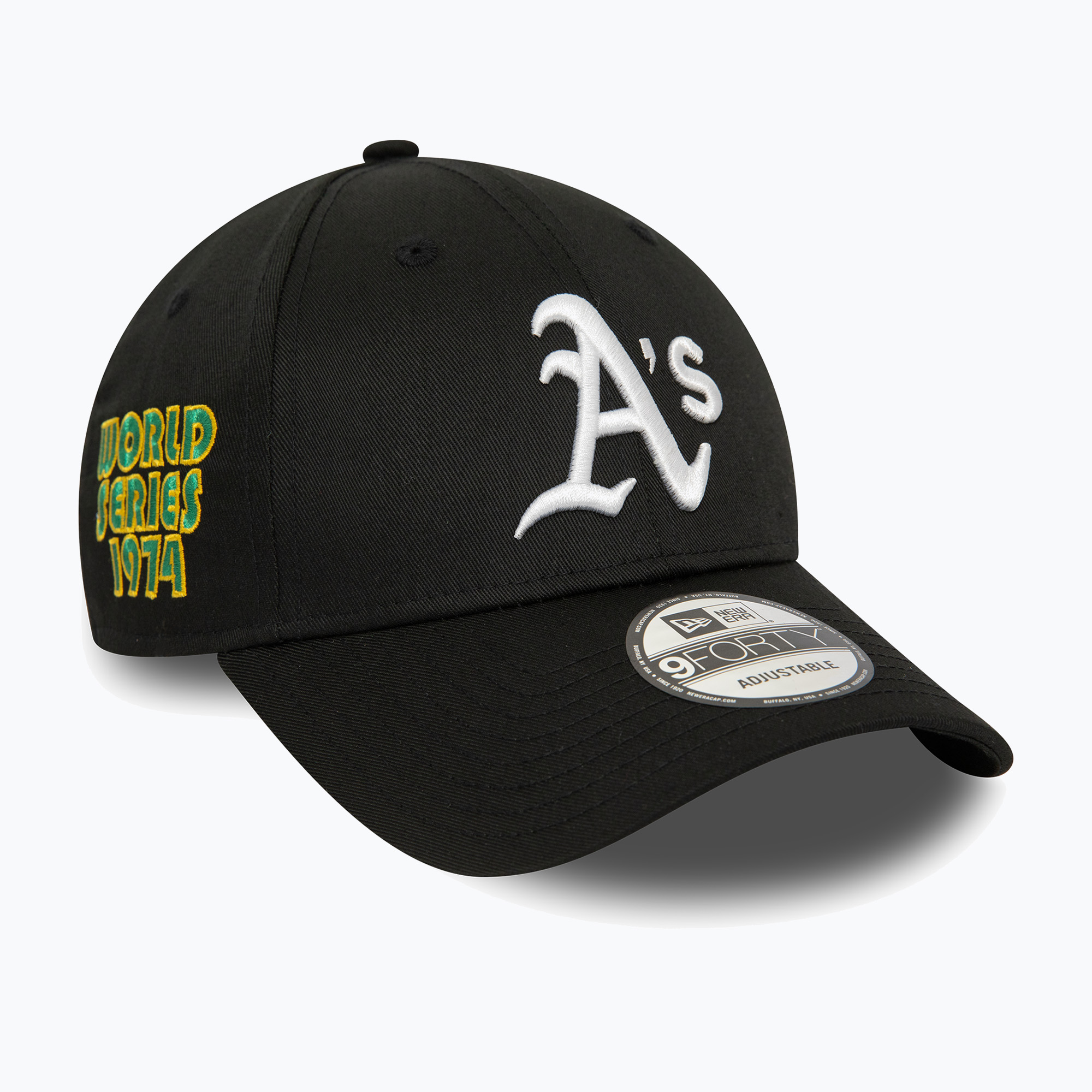 Czapka z daszkiem męska New Era Patch 9Forty Oakland Athletics black | WYSYŁKA W 24H | 30 DNI NA ZWROT