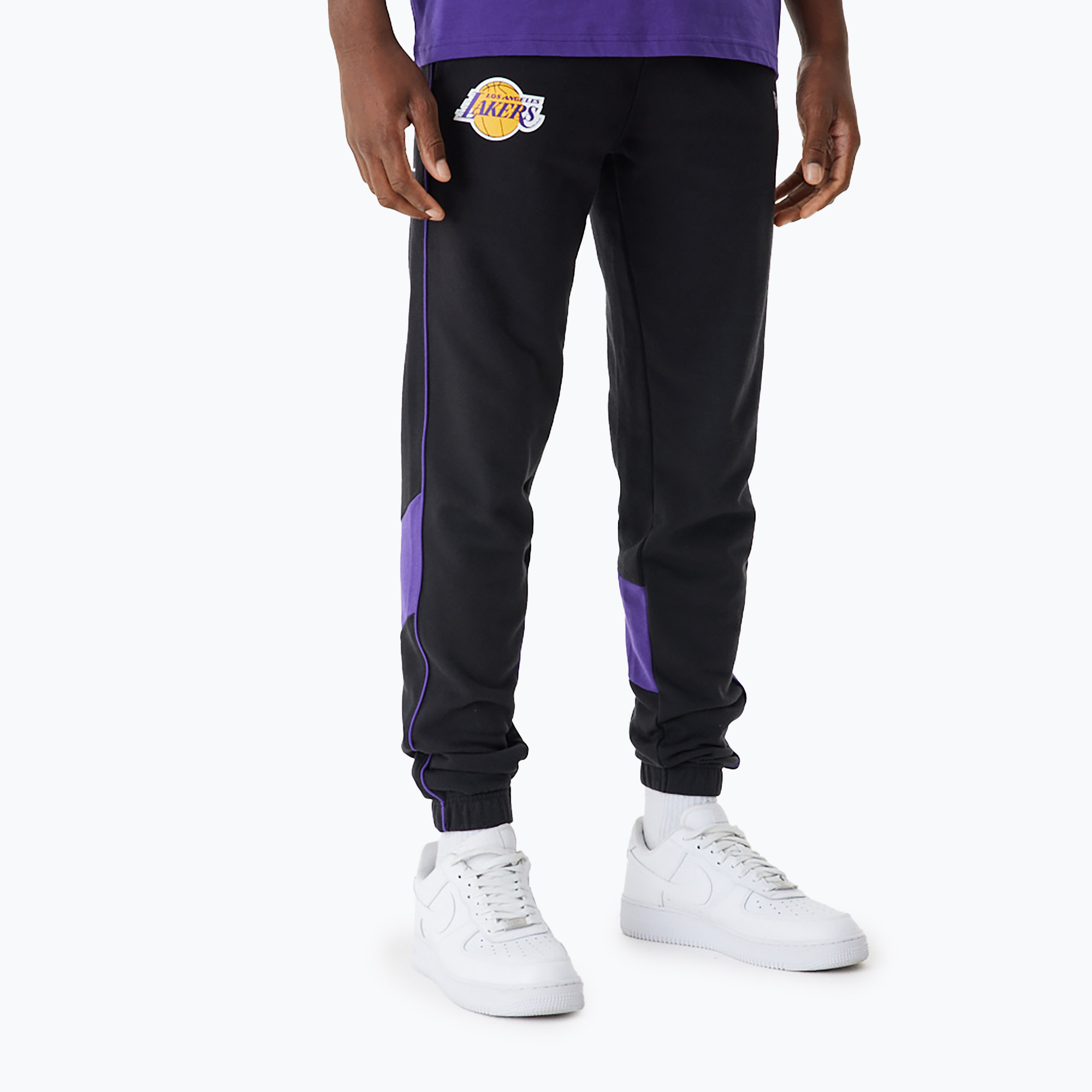 Spodnie męskie New Era NBA Color Insert Los Angeles Lakers black | WYSYŁKA W 24H | 30 DNI NA ZWROT