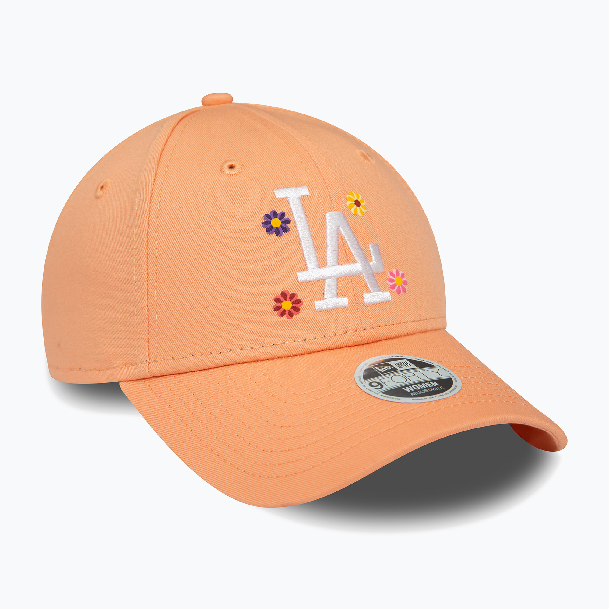 Czapka z daszkiem damska New Era Flower 9Forty Los Angeles Dodgers pastel pink | WYSYŁKA W 24H | 30 DNI NA ZWROT