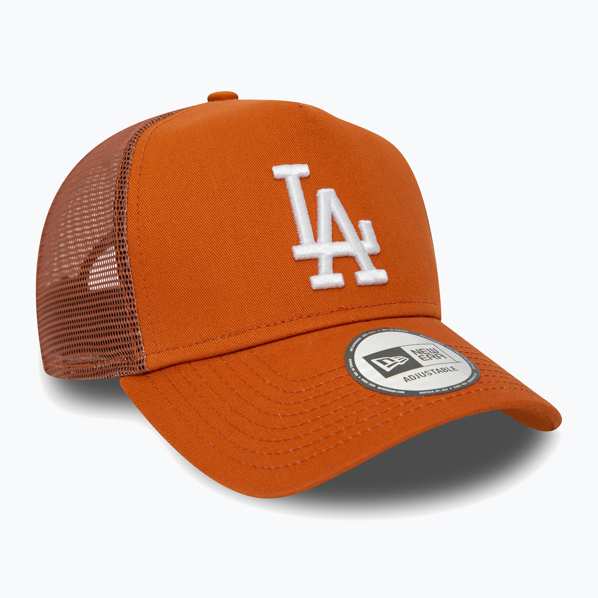 Czapka z daszkiem męska New Era League Essential Trucker Los Angeles Dodgers med brown | WYSYŁKA W 24H | 30 DNI NA ZWROT