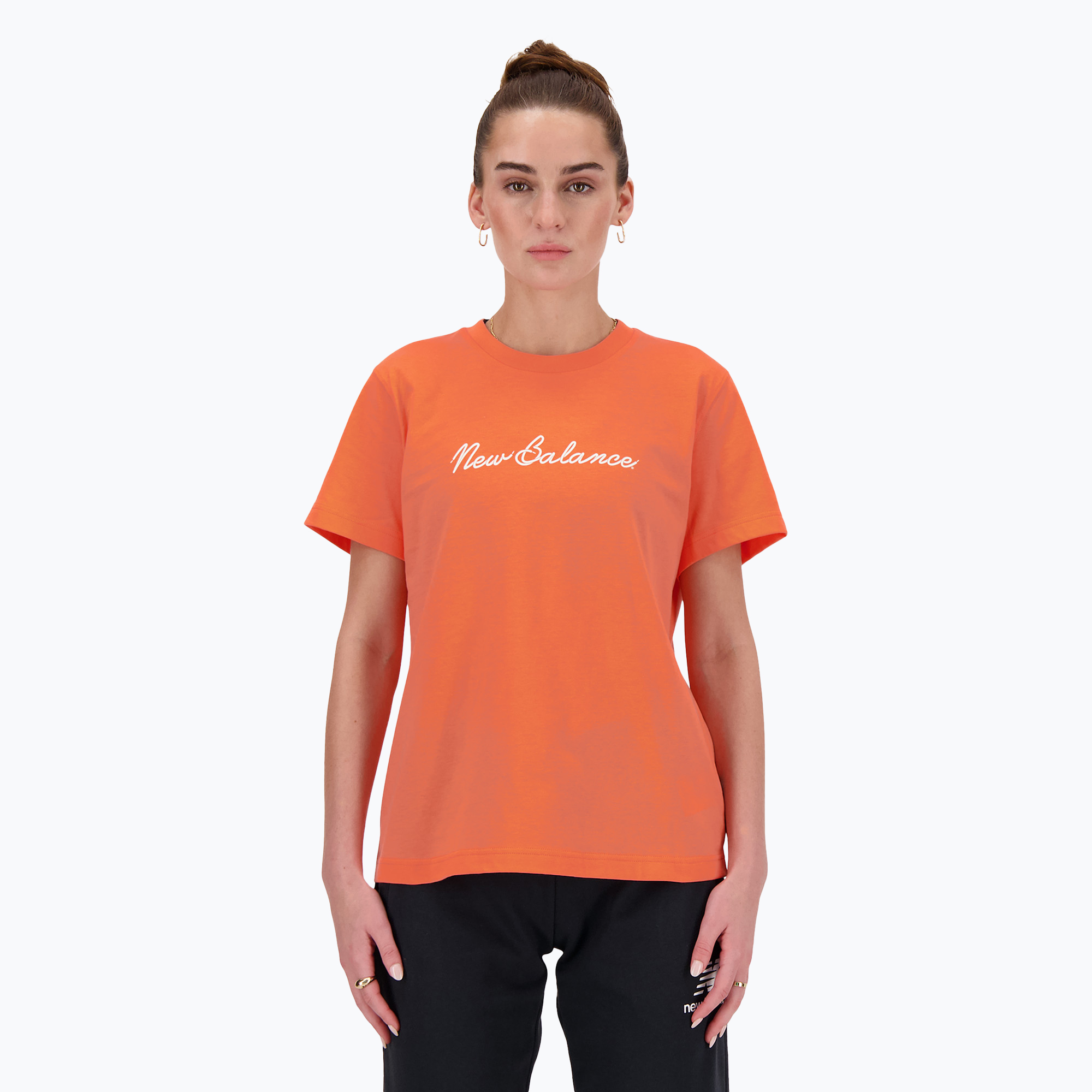 Koszulka damska New Balance Script Tee gulfred | WYSYŁKA W 24H | 30 DNI NA ZWROT