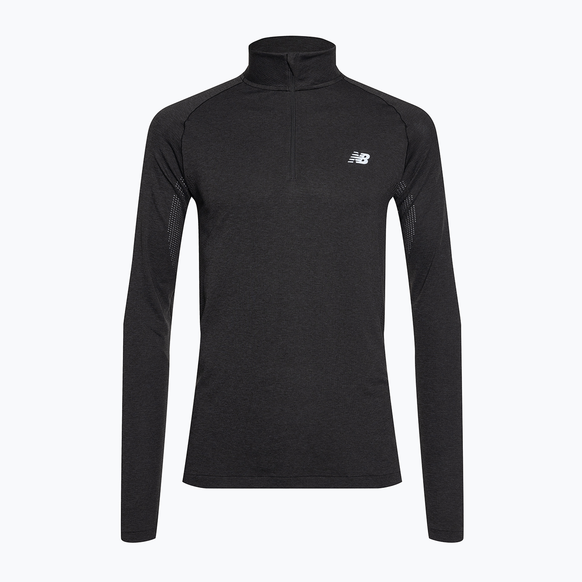 Bluza do biegania męska New Balance Athletics Seamless 1/4 ZIP black | WYSYŁKA W 24H | 30 DNI NA ZWROT