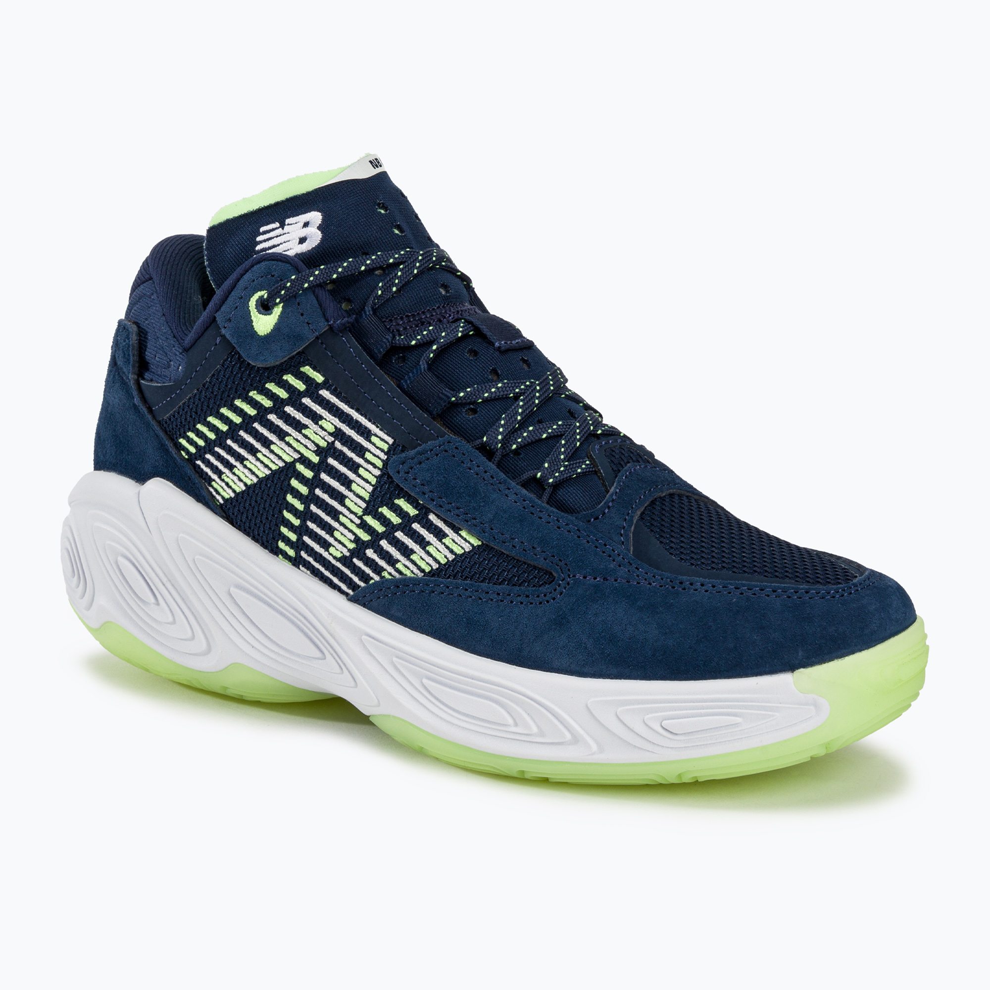 Buty do koszykówki New Balance Fresh Foam BB v2 navy/lime | WYSYŁKA W 24H | 30 DNI NA ZWROT