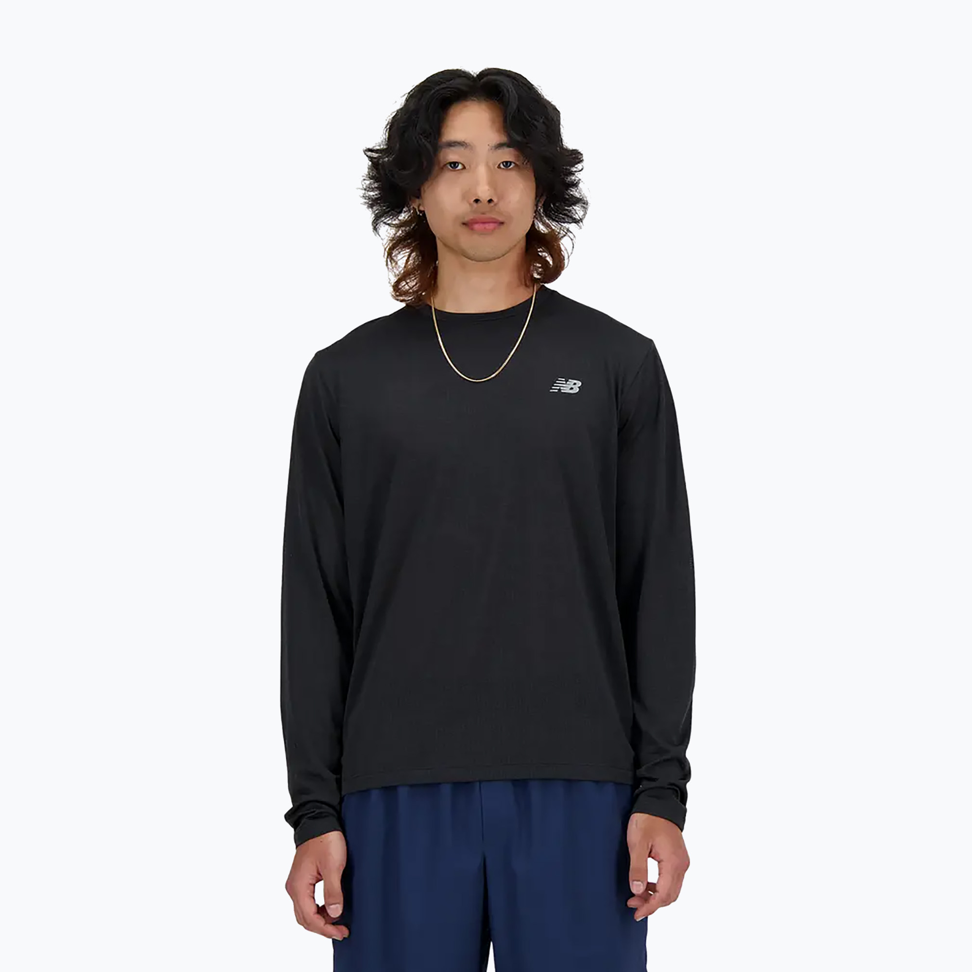 Longsleeve męski New Balance Athletics black | WYSYŁKA W 24H | 30 DNI NA ZWROT