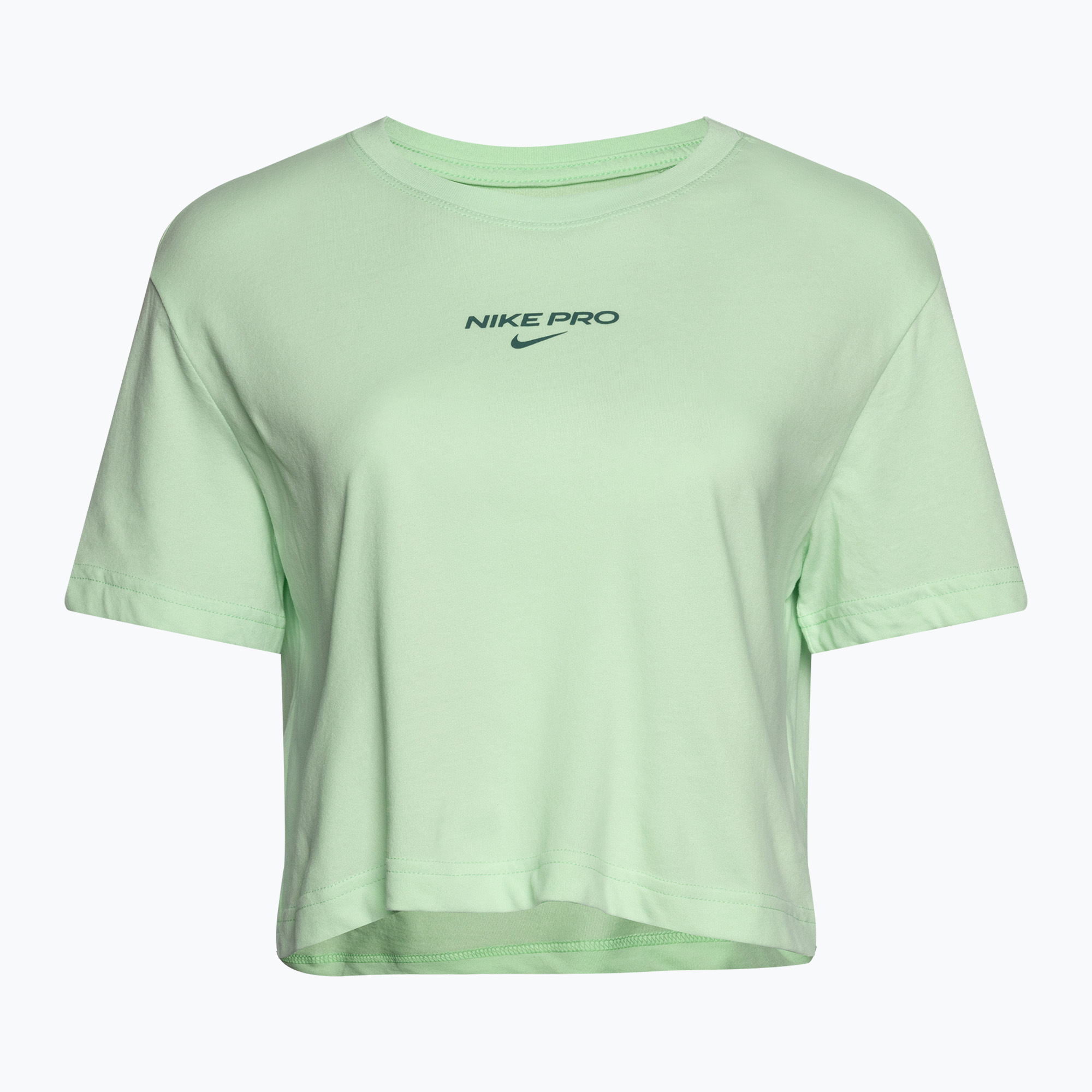 Koszulka treningowa damska Nike Pro Dri-Fit Cropped vapour green | WYSYŁKA W 24H | 30 DNI NA ZWROT