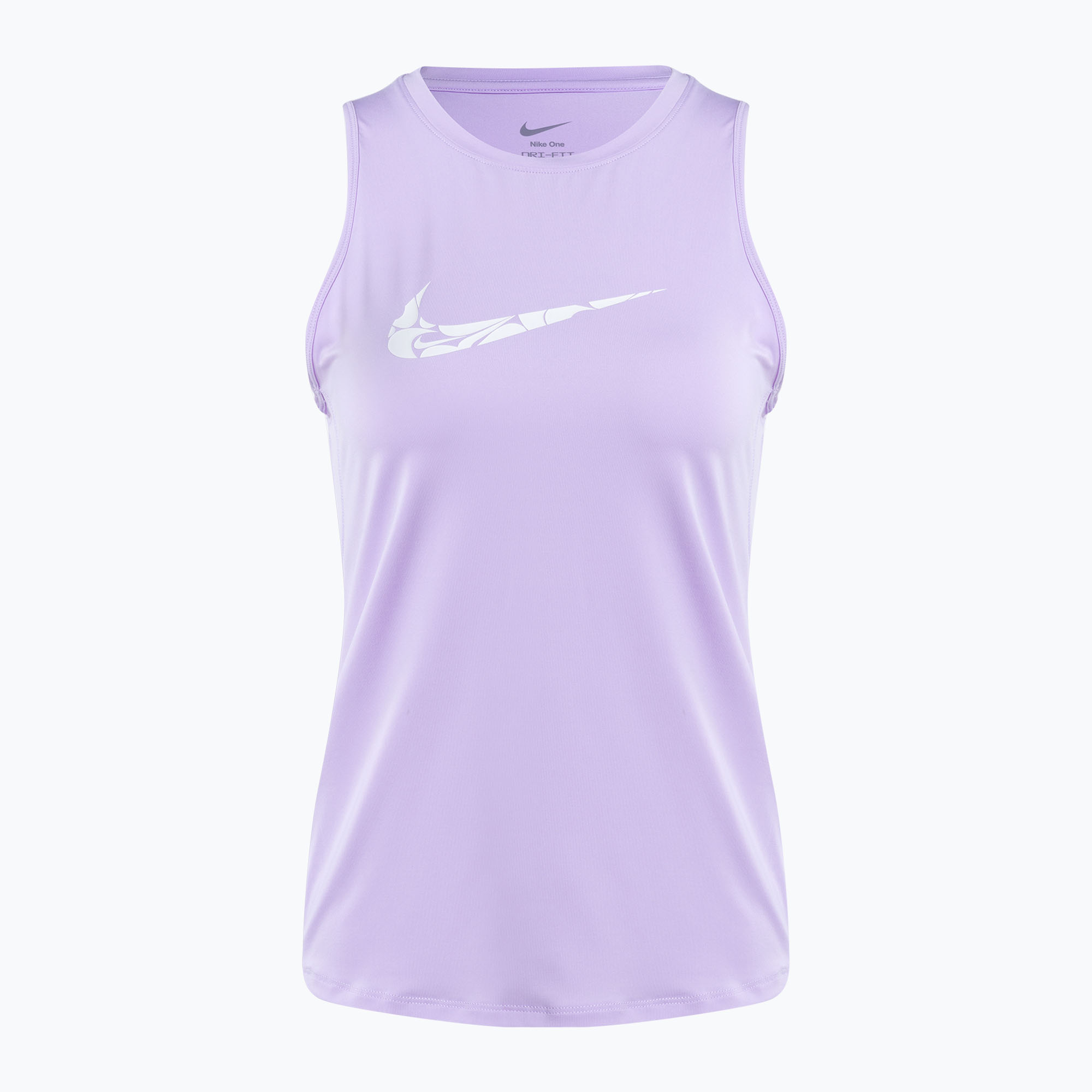 Tank top do biegania damski Nike One Graphic Tank lilac bloom/white | WYSYŁKA W 24H | 30 DNI NA ZWROT