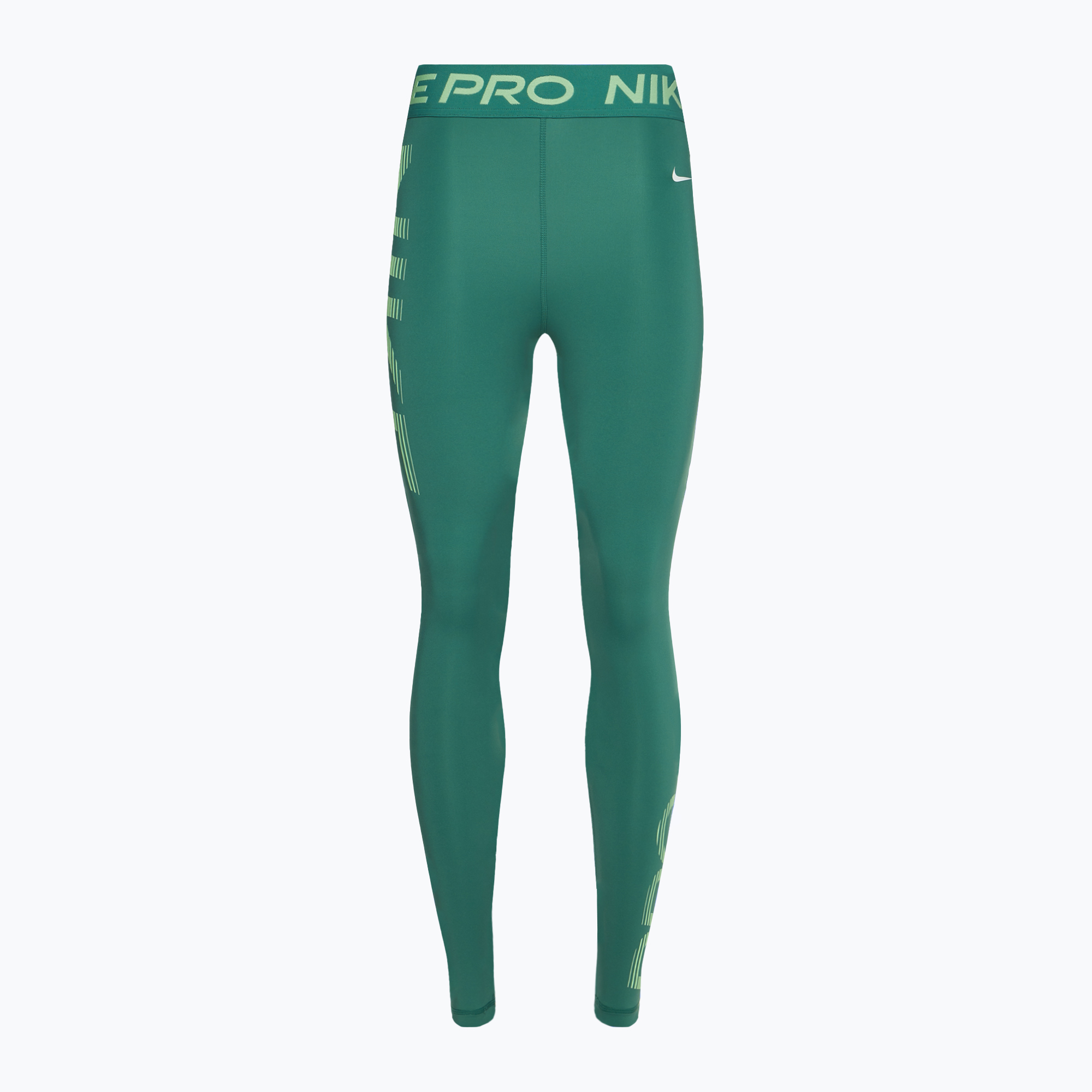 Legginsy treningowe damskie Nike Pro Dri-FIT Mid-Rise 7/8 Graphic bicoastal/vapour green/white | WYSYŁKA W 24H | 30 DNI NA ZWROT