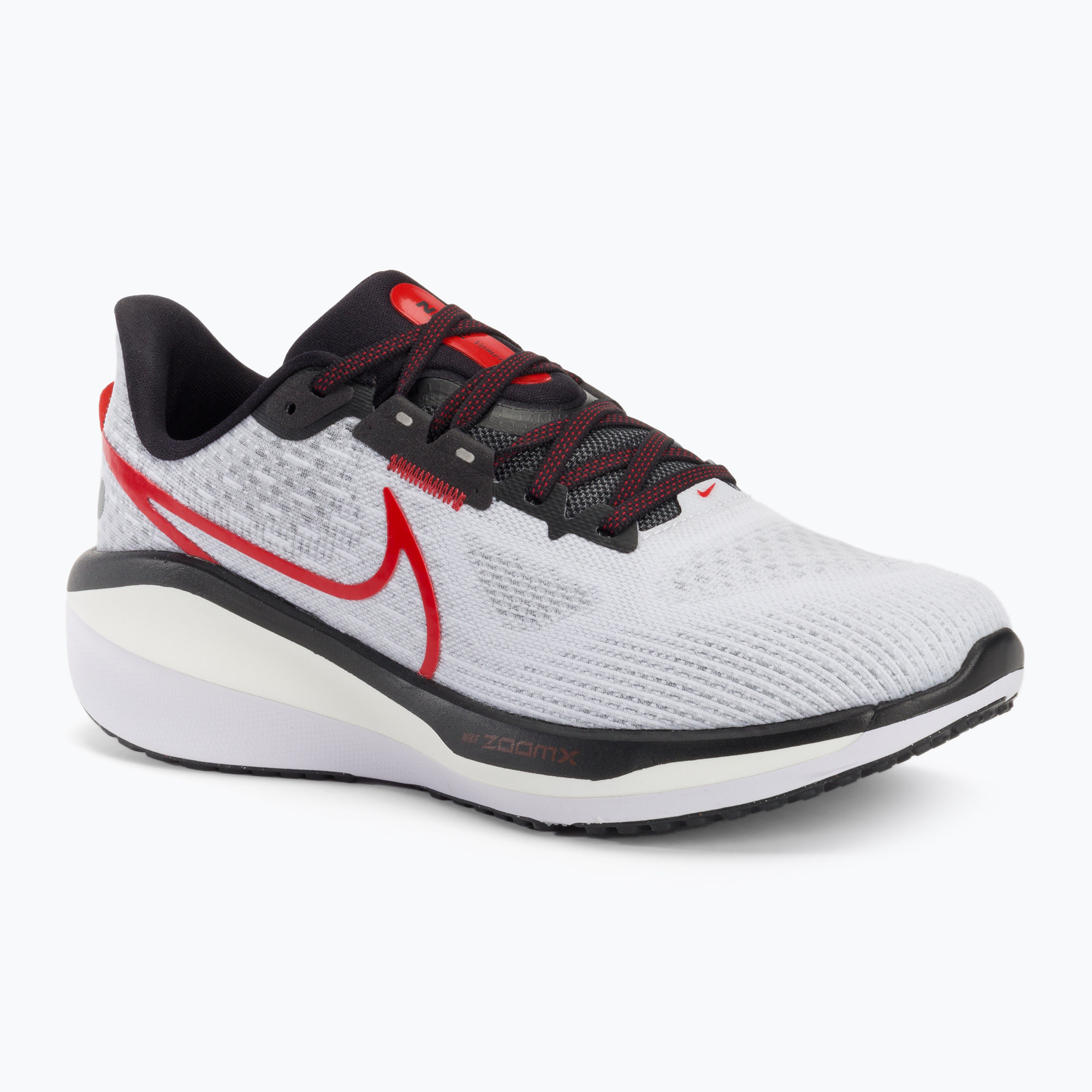 Buty do biegania męskie Nike Vomero 17 white/fire red/platinum tint/black | WYSYŁKA W 24H | 30 DNI NA ZWROT