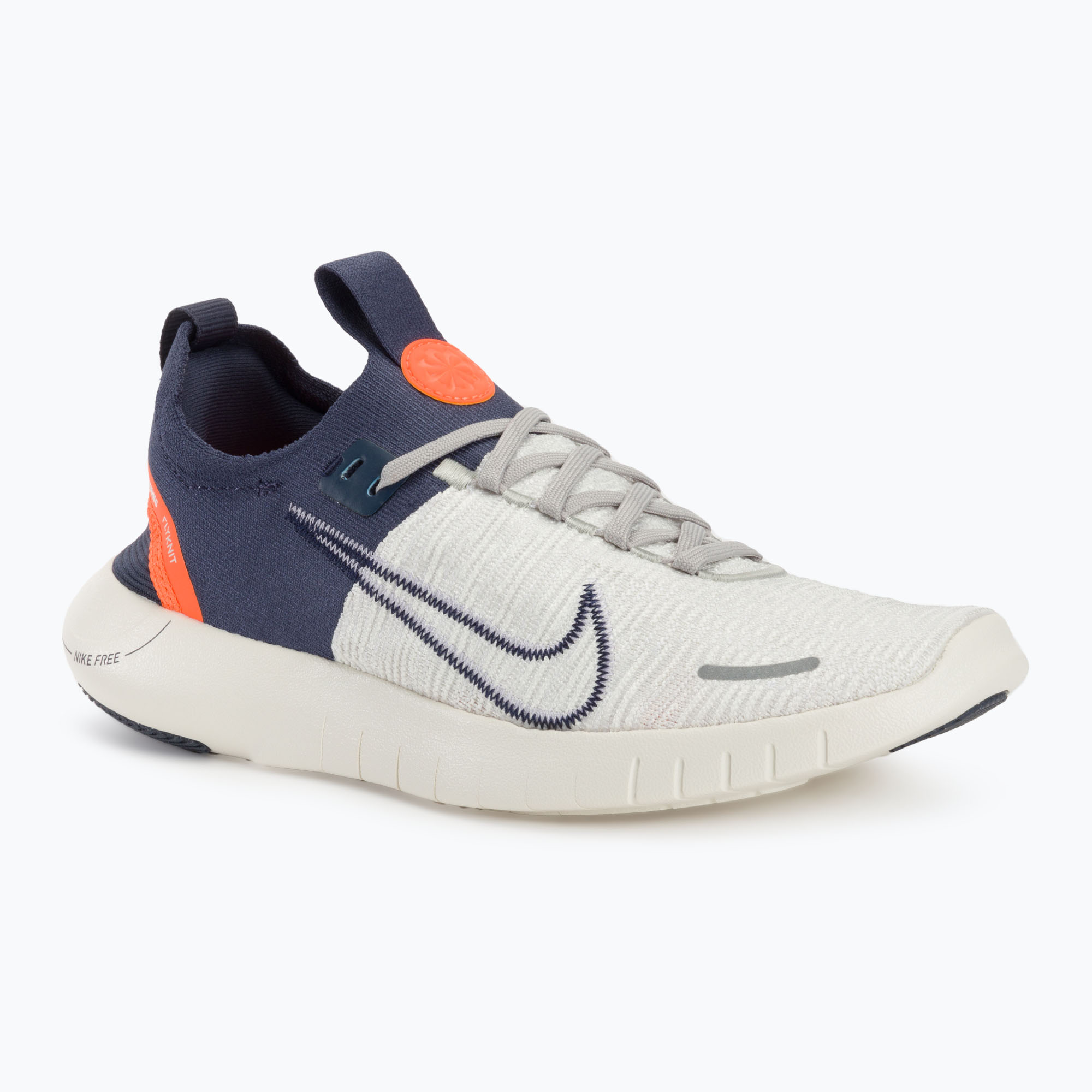 Buty do biegania męskie Nike Free Run Flyknit Next Nature light iron ore/sail/total orange/thunder blue | WYSYŁKA W 24H | 30 DNI NA ZWROT