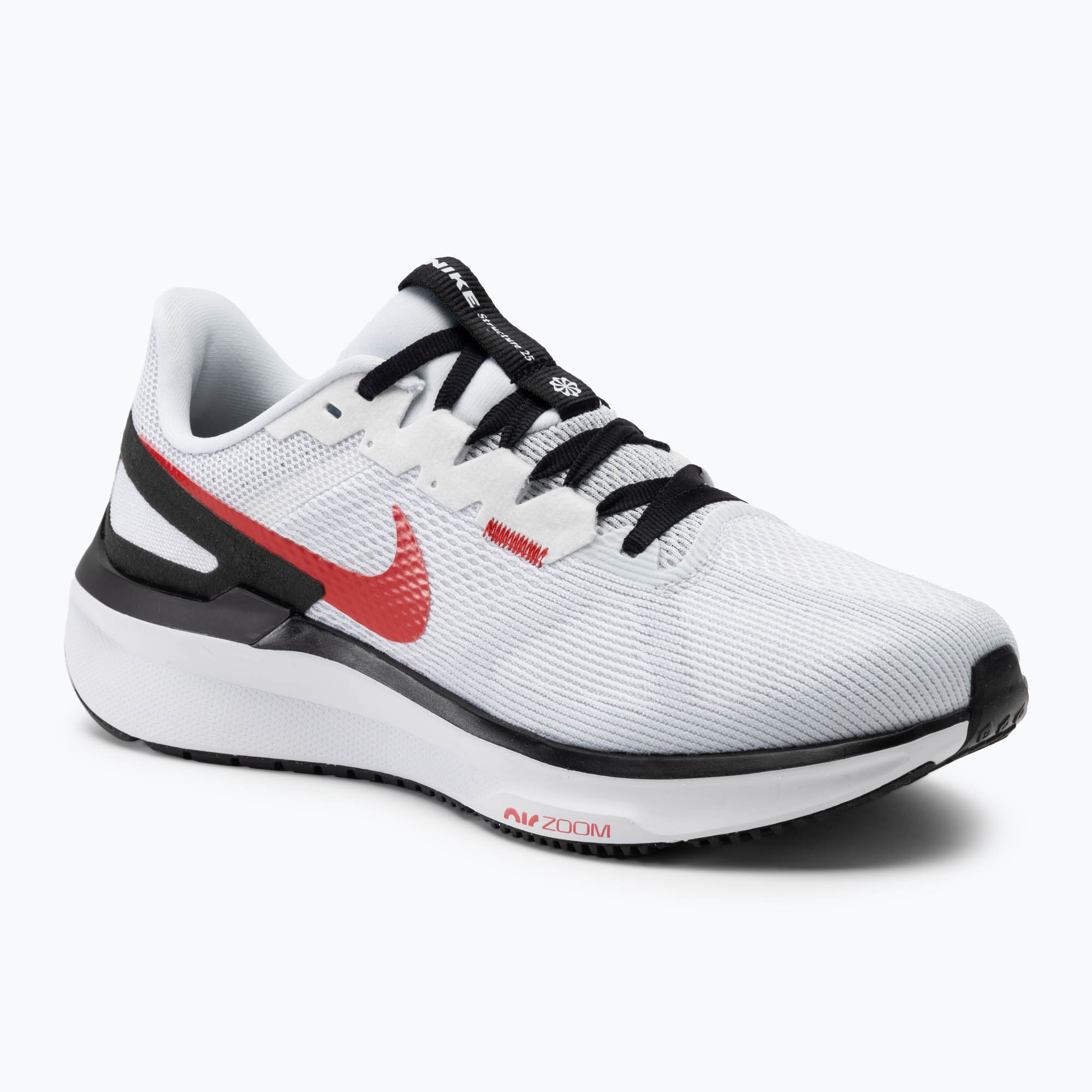 Buty do biegania męskie Nike Structure 25 white/black/light mmoke grey/fire red | WYSYŁKA W 24H | 30 DNI NA ZWROT