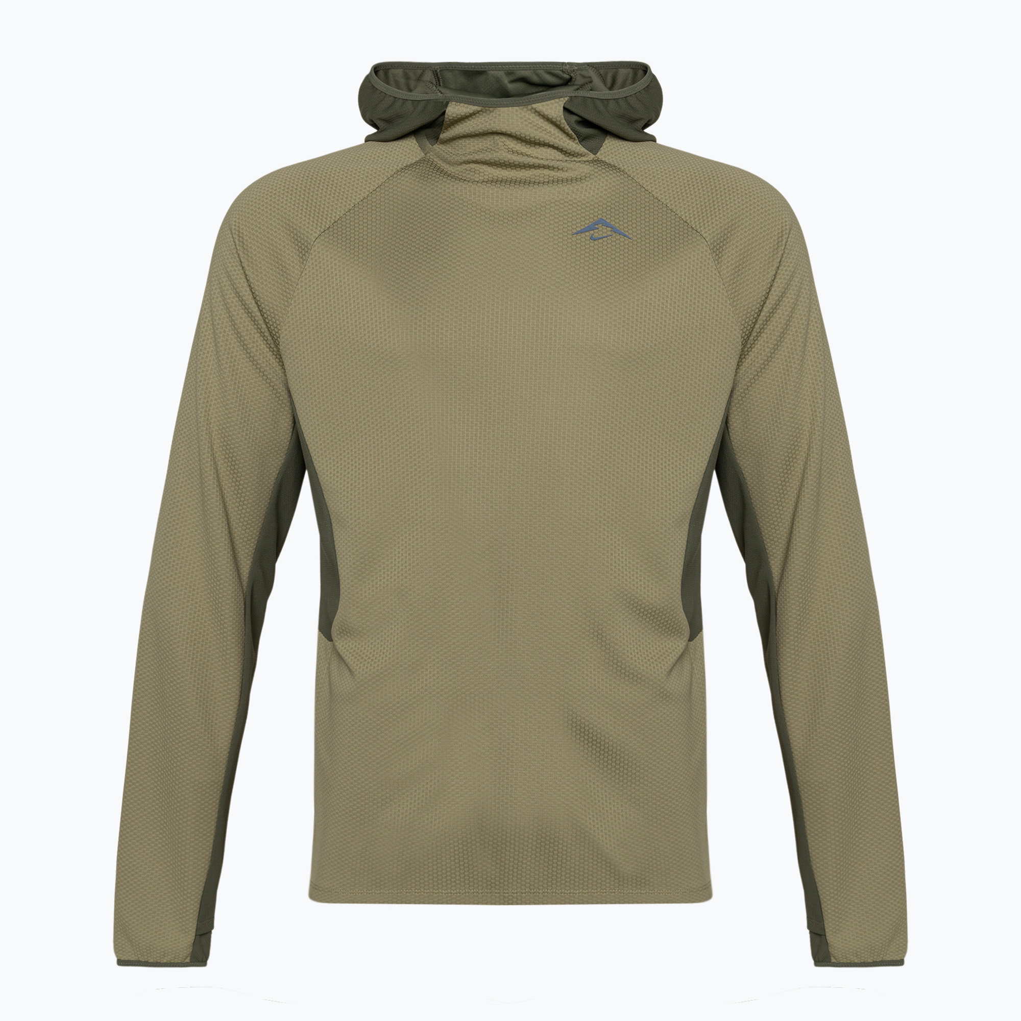 Longsleeve do biegania męski Nike Trail Dri-Fit UV LS Hoodie neutral olive/medium olive/lilac bloom | WYSYŁKA W 24H | 30 DNI NA ZWROT