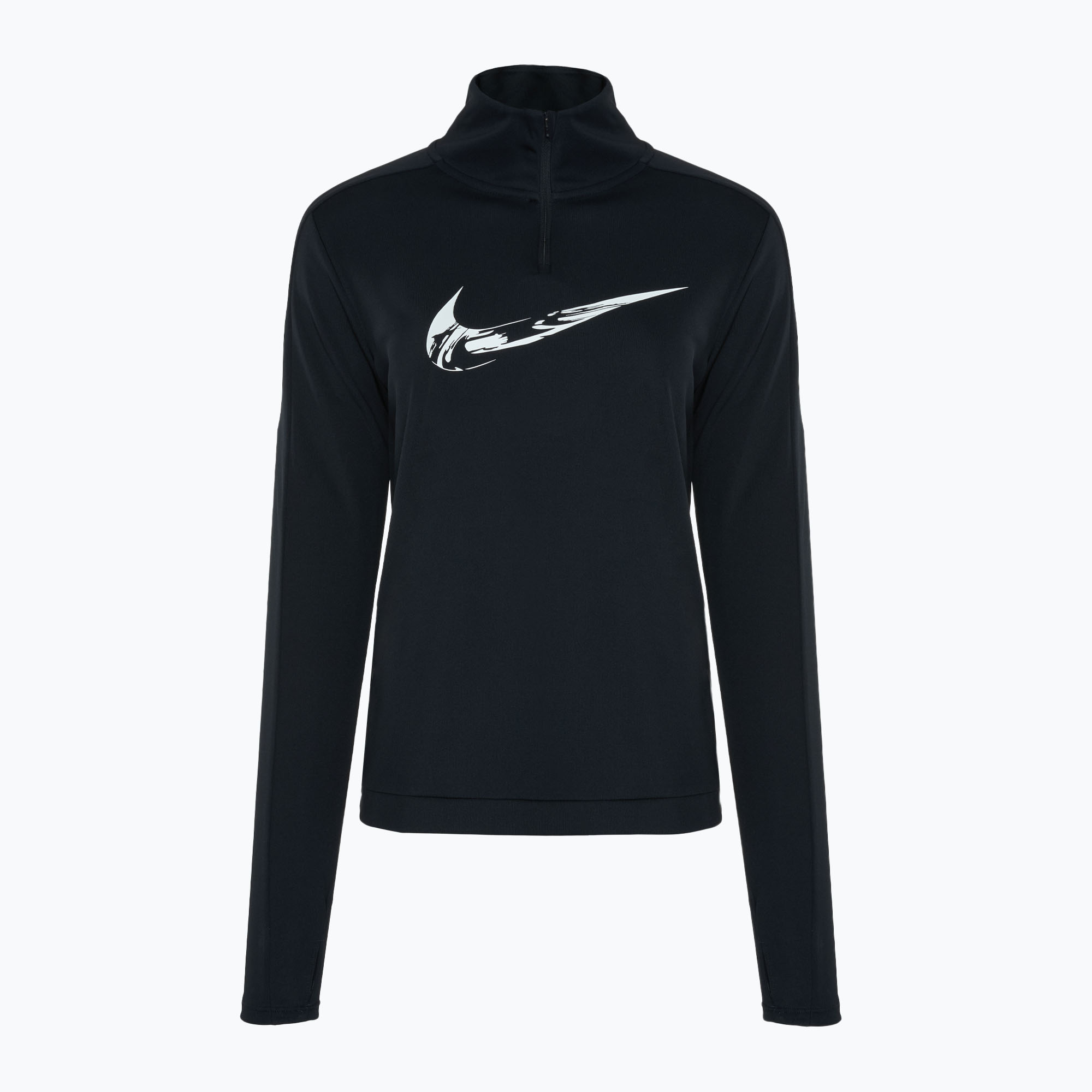 Bluza do biegania damska Nike Swoosh Dri-Fit HZ black / white | WYSYŁKA W 24H | 30 DNI NA ZWROT