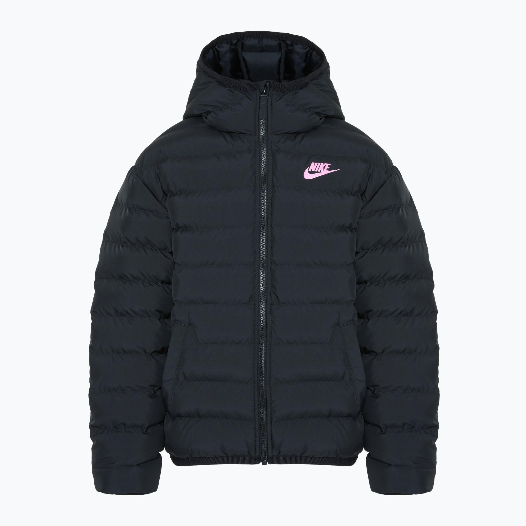 Kurtka dziecięca Nike Sportswear Lightweight Synthetic Fill black / black / magic flamingo | WYSYŁKA W 24H | 30 DNI NA ZWROT