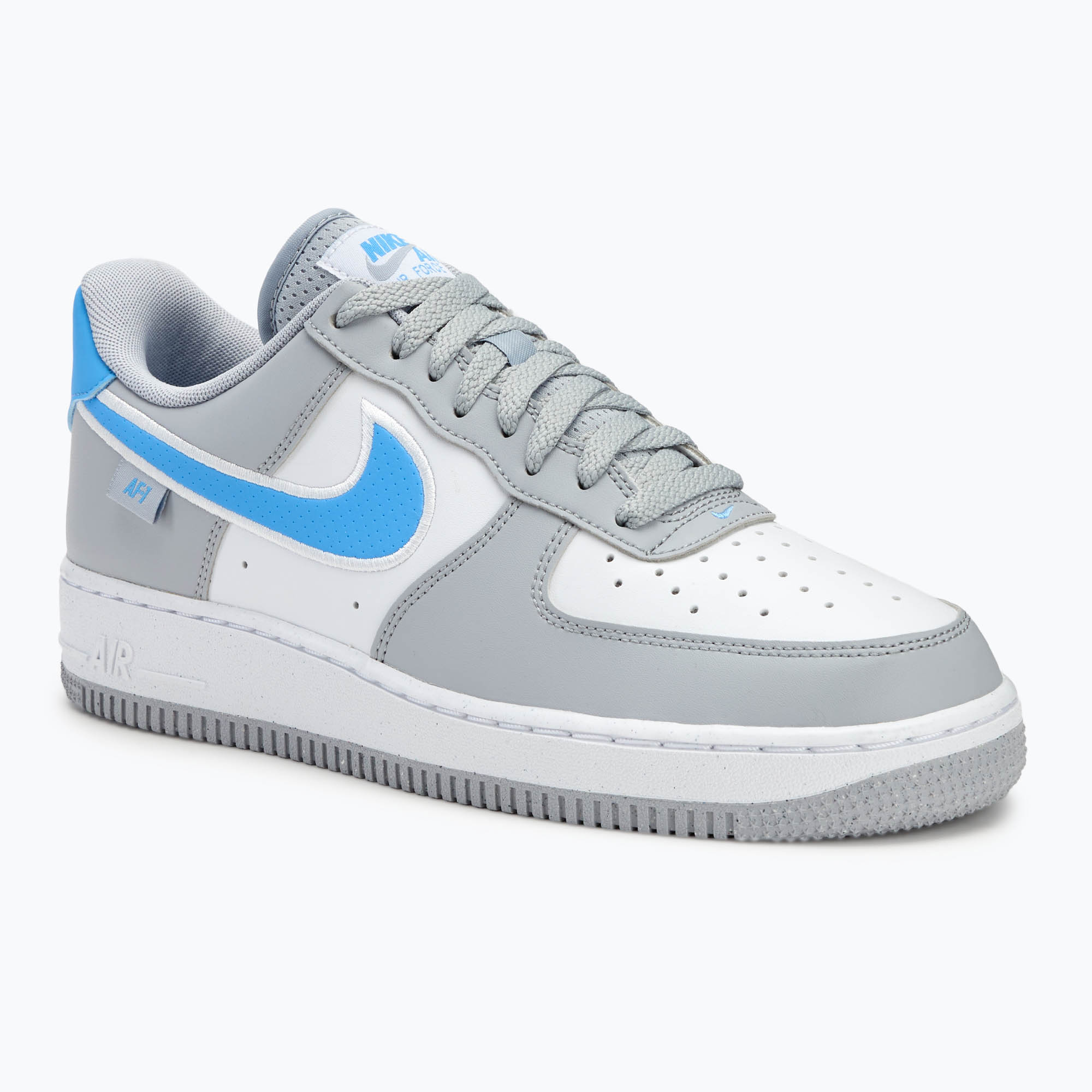 Buty męskie Nike Air Force 1 '07 Next Nature wolf grey / white / university bluebi | WYSYŁKA W 24H | 30 DNI NA ZWROT