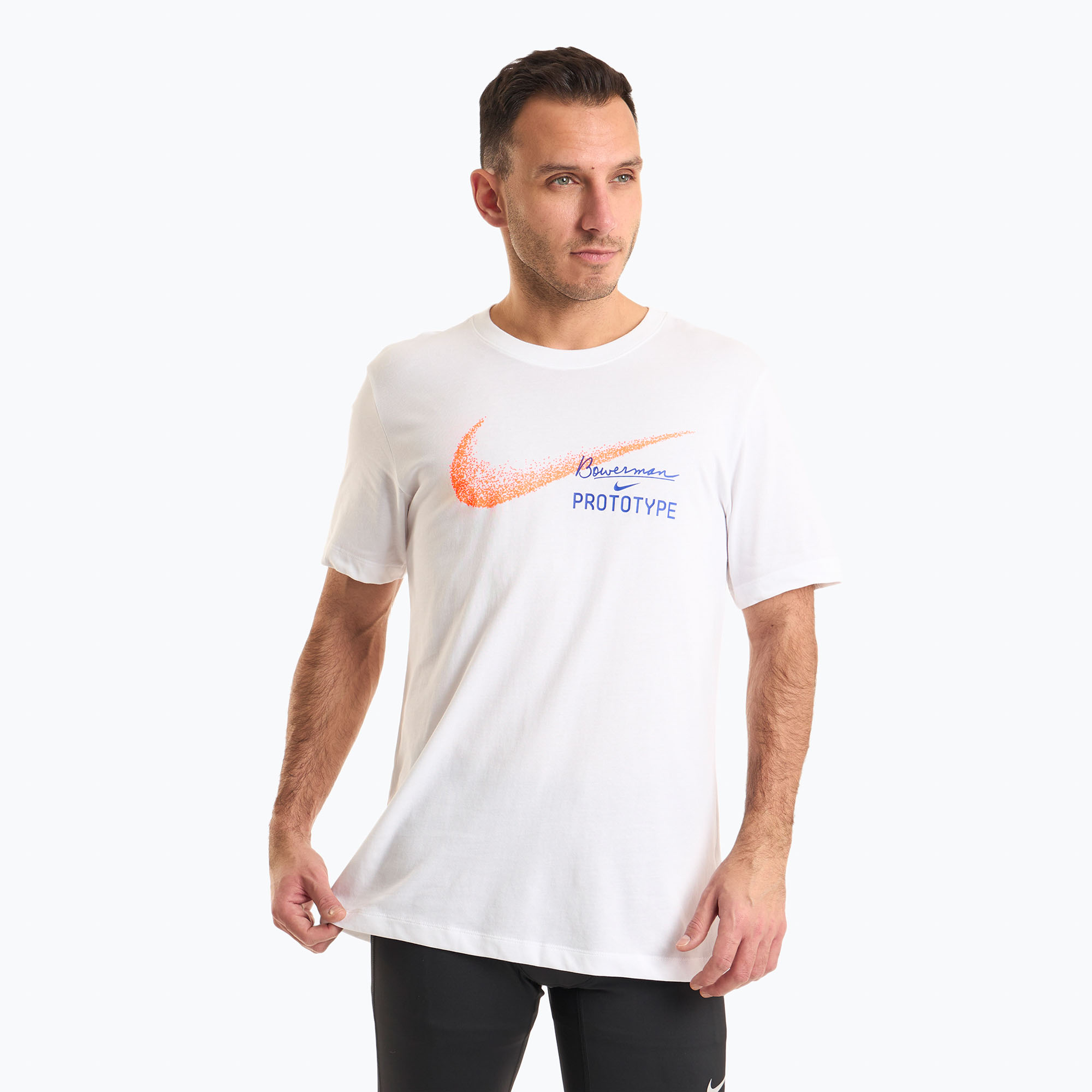 Koszulka do biegania męska Nike Dri-Fit Founders white 