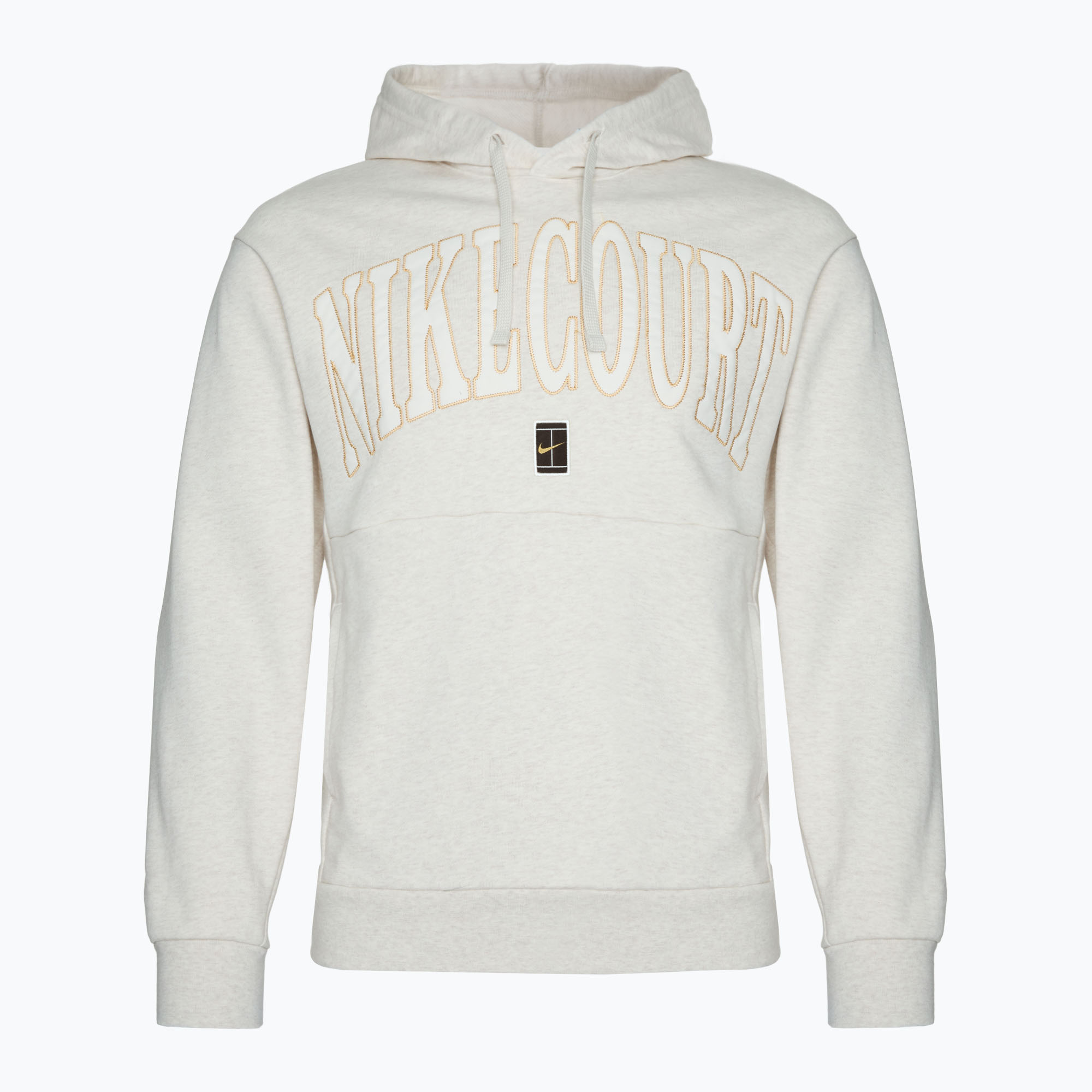 Bluza tenisowa męska Nike Court Dri-Fit Heritage Hoodie light orewood brown / pale ivory | WYSYŁKA W 24H | 30 DNI NA ZWROT