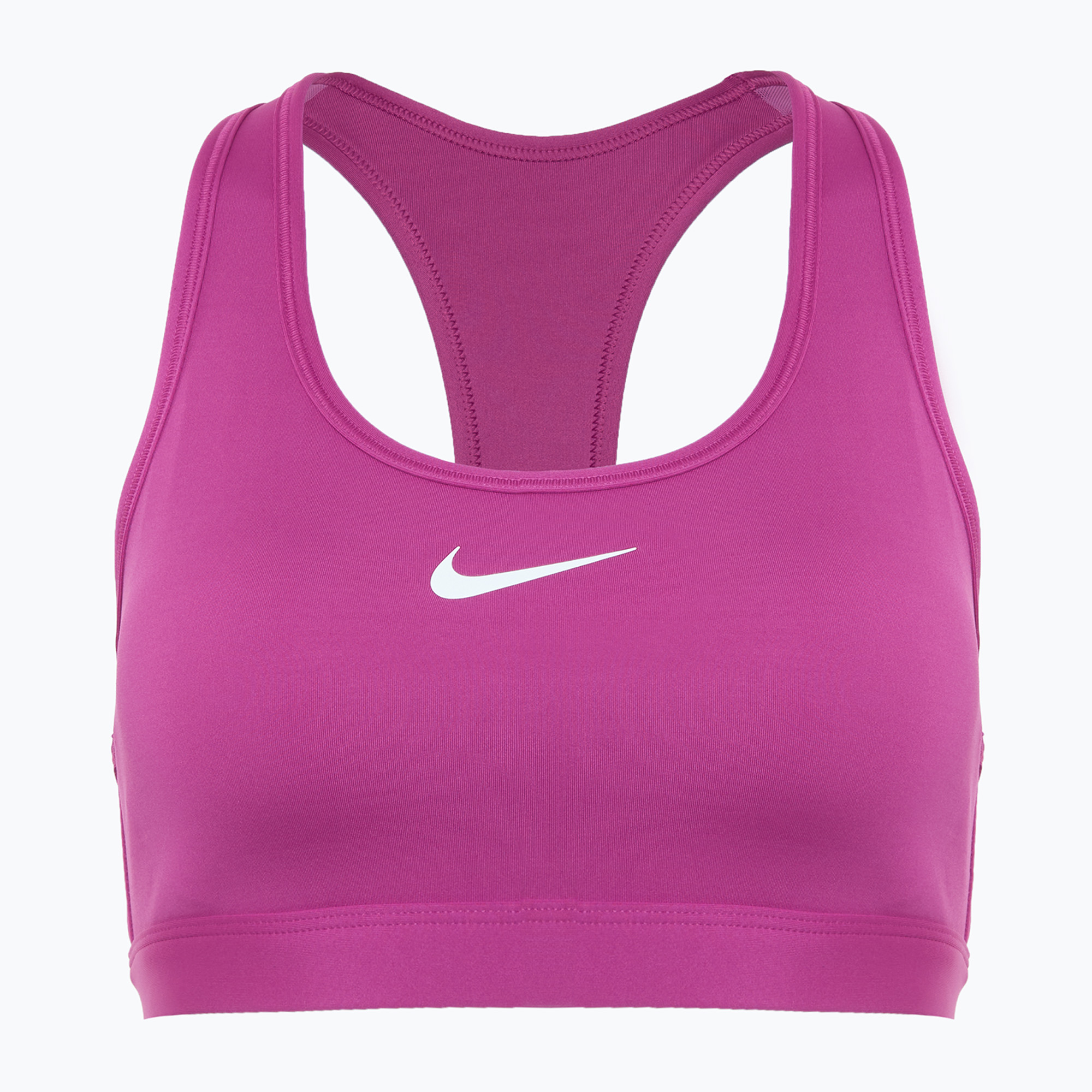 Biustonosz treningowy Nike Swoosh Medium Support hot fuchsia/white | WYSYŁKA W 24H | 30 DNI NA ZWROT