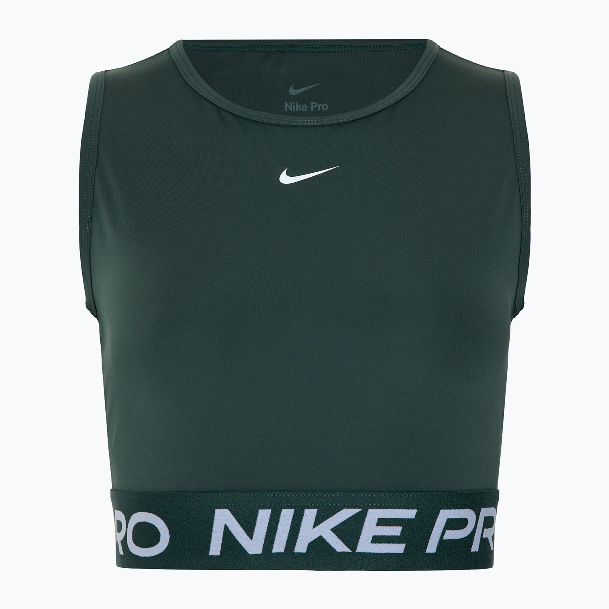 Tank top treningowy damski Nike Pro Dri-Fit vintage green/white | WYSYŁKA W 24H | 30 DNI NA ZWROT