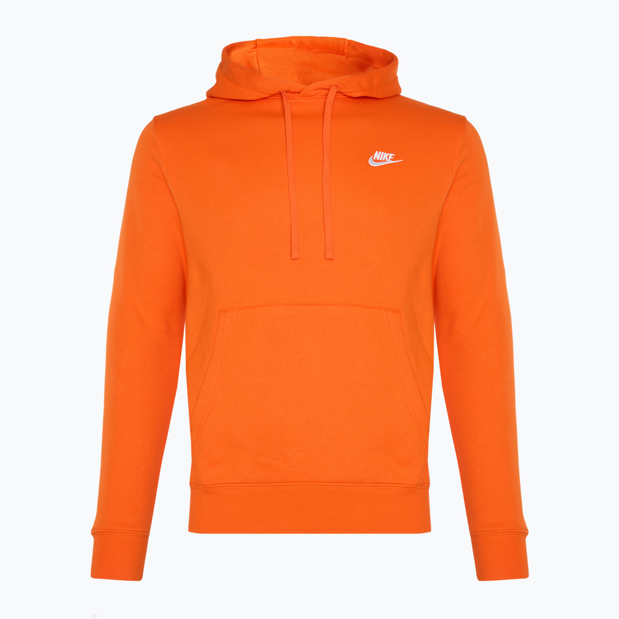 Bluza męska Nike Sportswear Club Fleece Hoodie safety orange/ safety orange/ white | WYSYŁKA W 24H | 30 DNI NA ZWROT