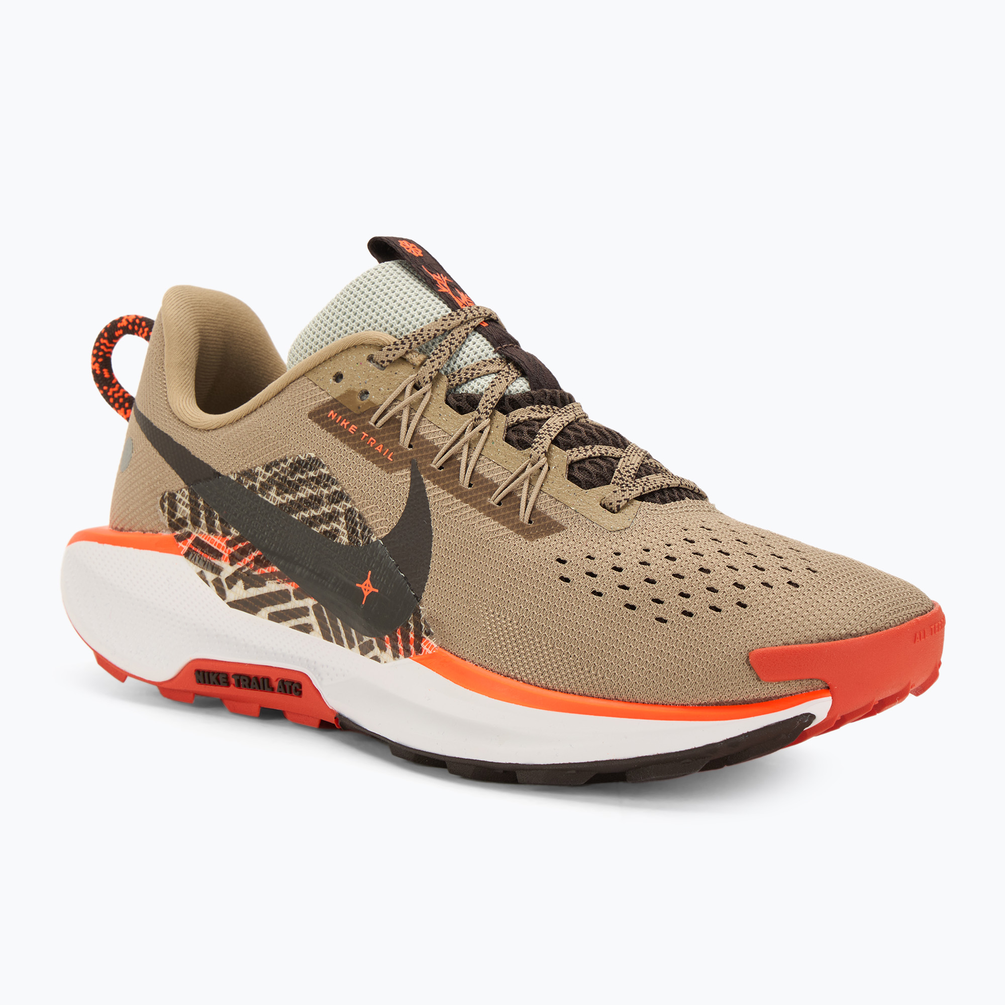 Buty do biegania męskie Nike Pegasus Trail 5 khaki/ hyper crimson/ vintage | WYSYŁKA W 24H | 30 DNI NA ZWROT