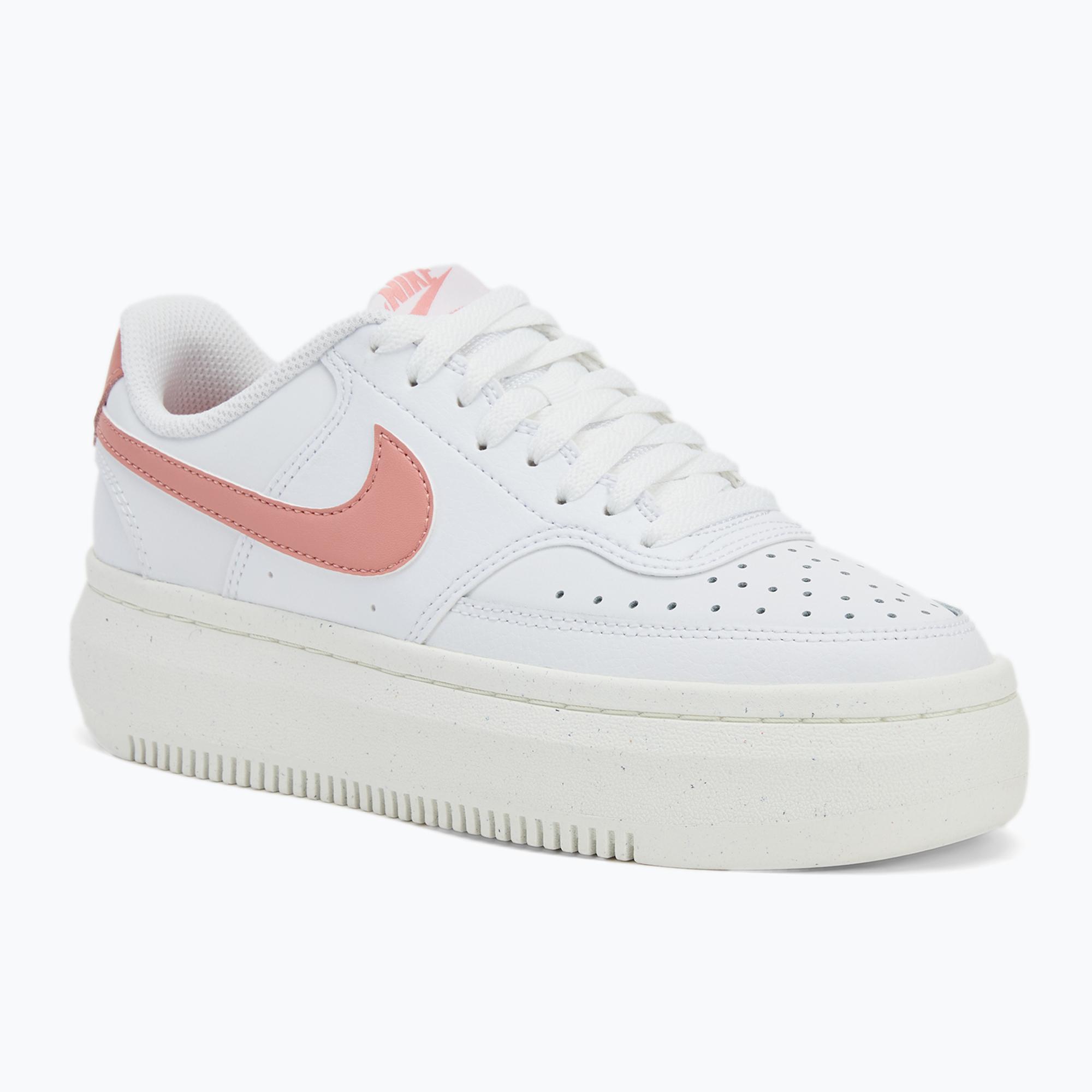 Buty damskie Nike Court Vision Alta white/sail/red stardust | WYSYŁKA W 24H | 30 DNI NA ZWROT