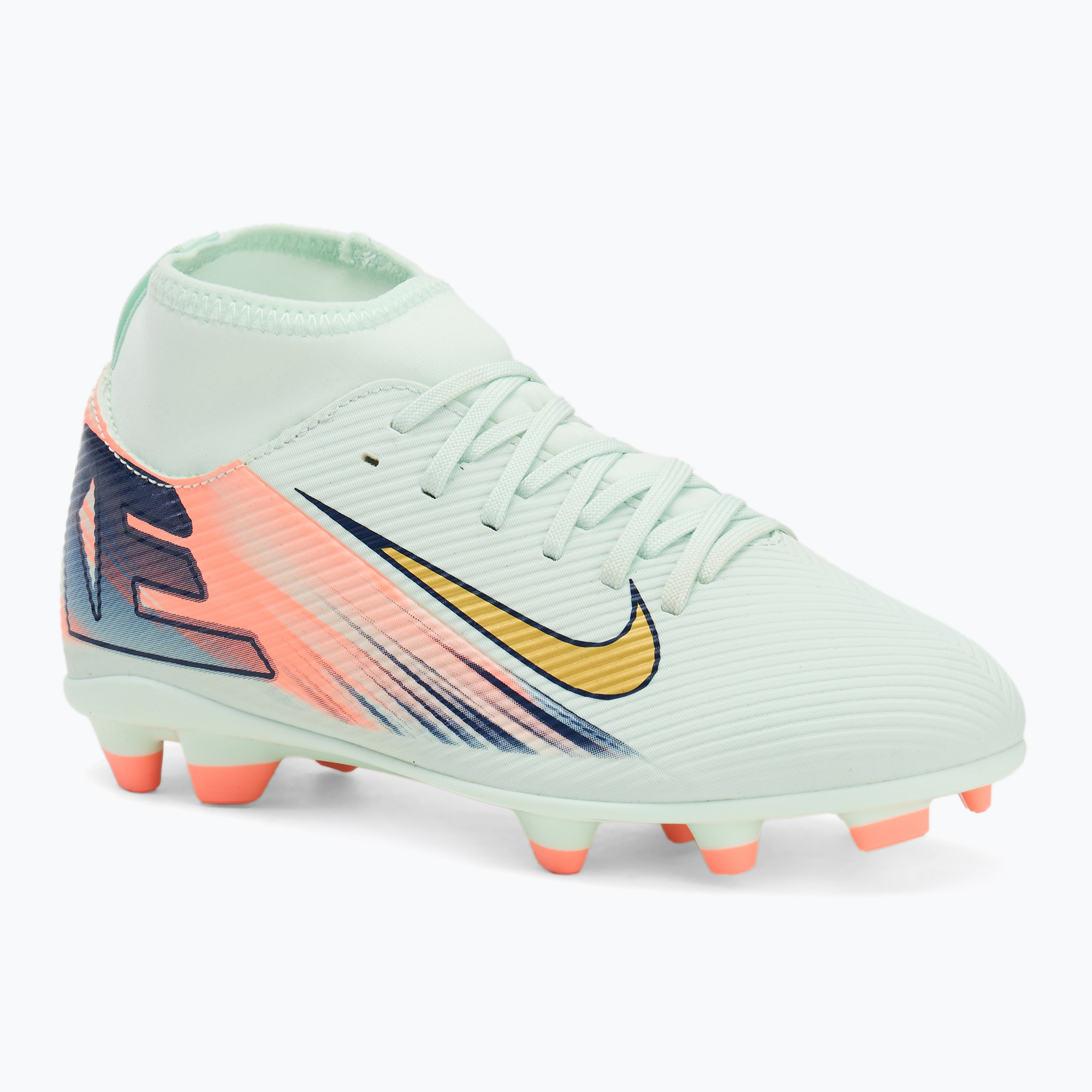 Buty piłkarskie dziecięce Nike Superfly 10 Club Mercurial Dream Speed FG/MG Jr barely green/crimson pulse/metallic gold coin | WYSYŁKA W 24H | 30 DNI NA ZWROT