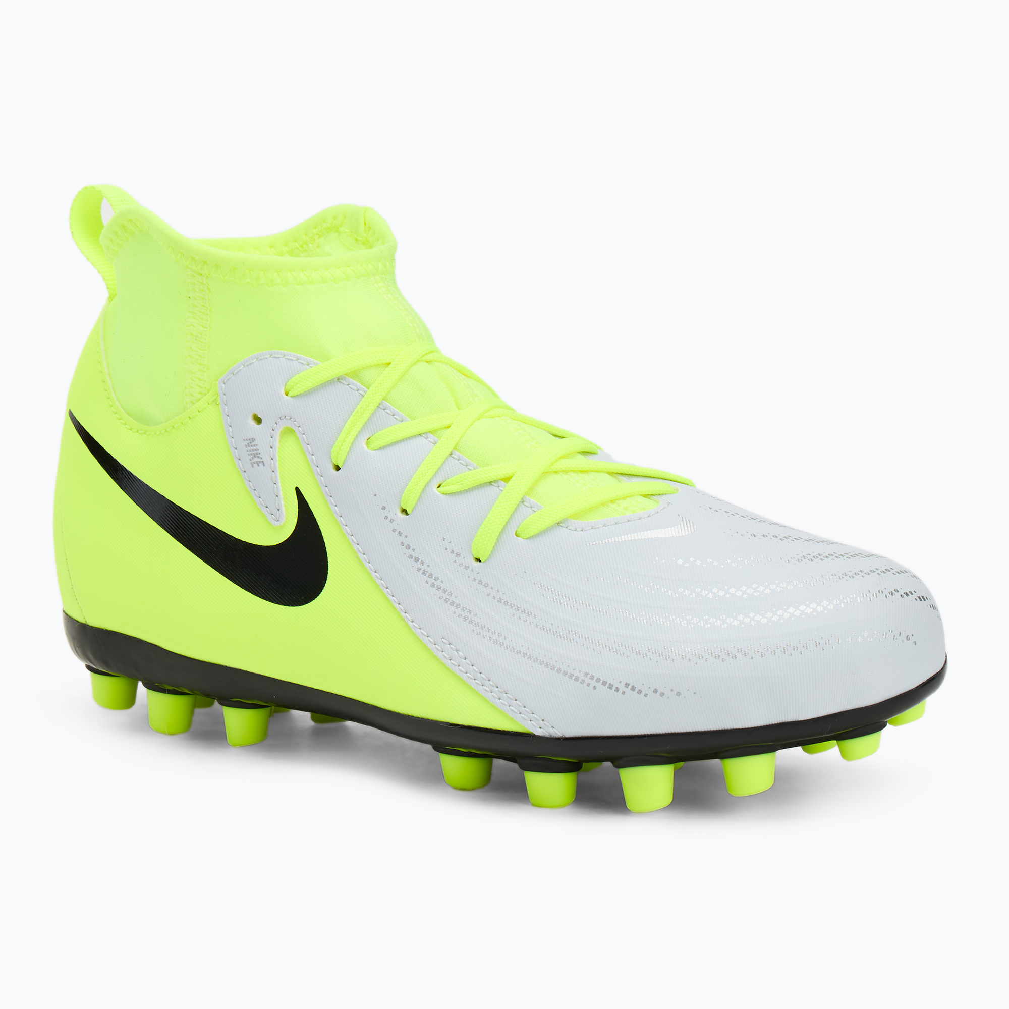 Buty piłkarskie dziecięce Nike Phantom Luna 2 Academy AG Jr metallic silver/black/volt | WYSYŁKA W 24H | 30 DNI NA ZWROT