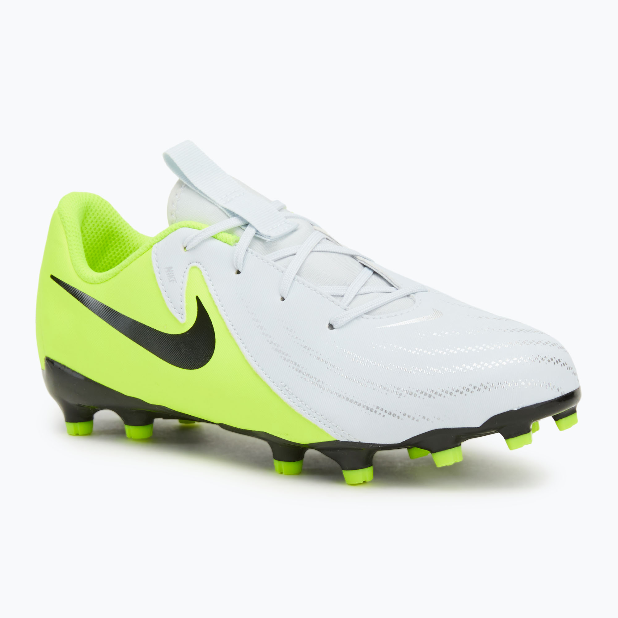 Buty piłkarskie dziecięce Nike Phantom GX 2 Academy FG/MG metallic silver/volt/black | WYSYŁKA W 24H | 30 DNI NA ZWROT