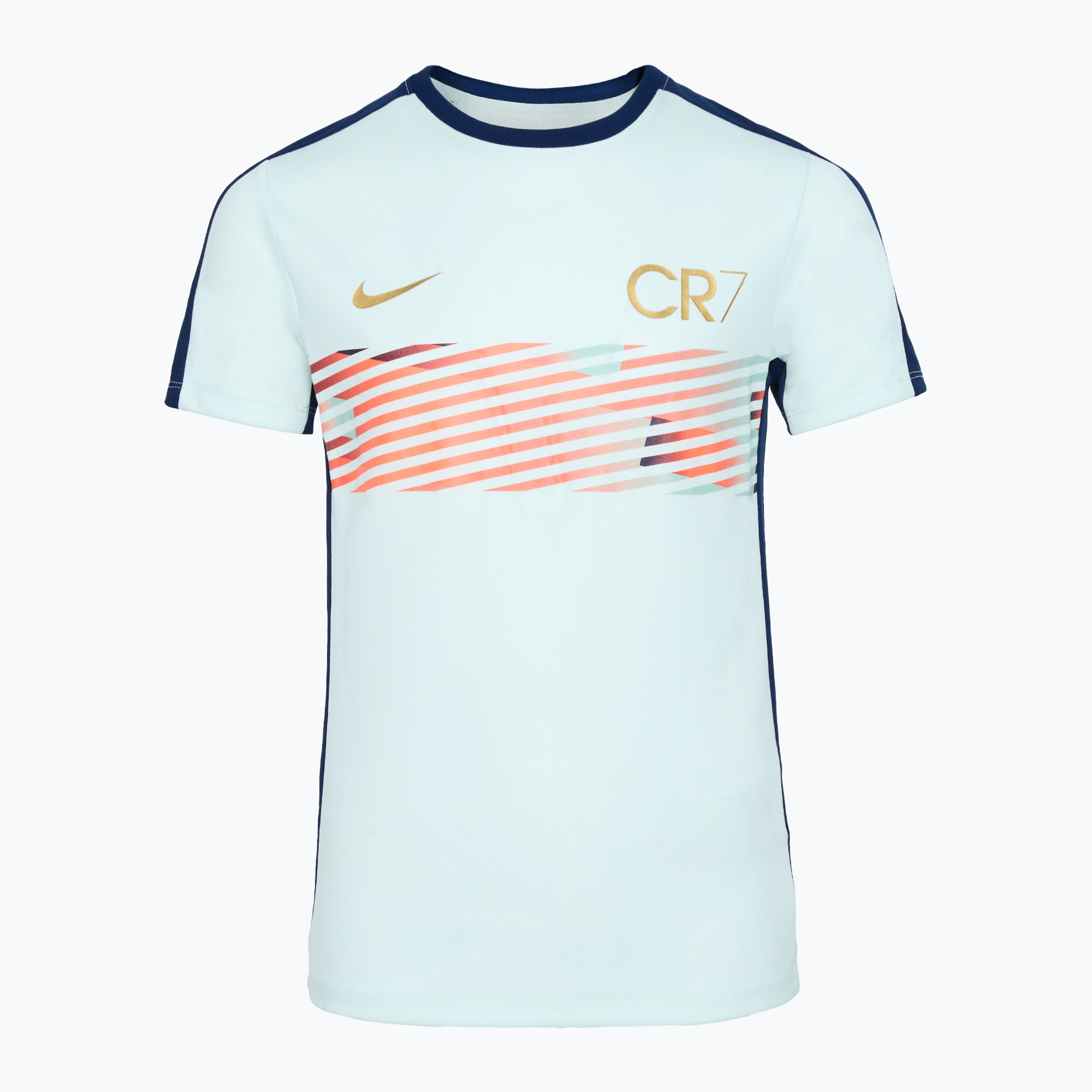 Koszulka piłkarska dziecięca Nike CR7 Academy Dri-FIT barely green/ blue void/ metallic gold | WYSYŁKA W 24H | 30 DNI NA ZWROT