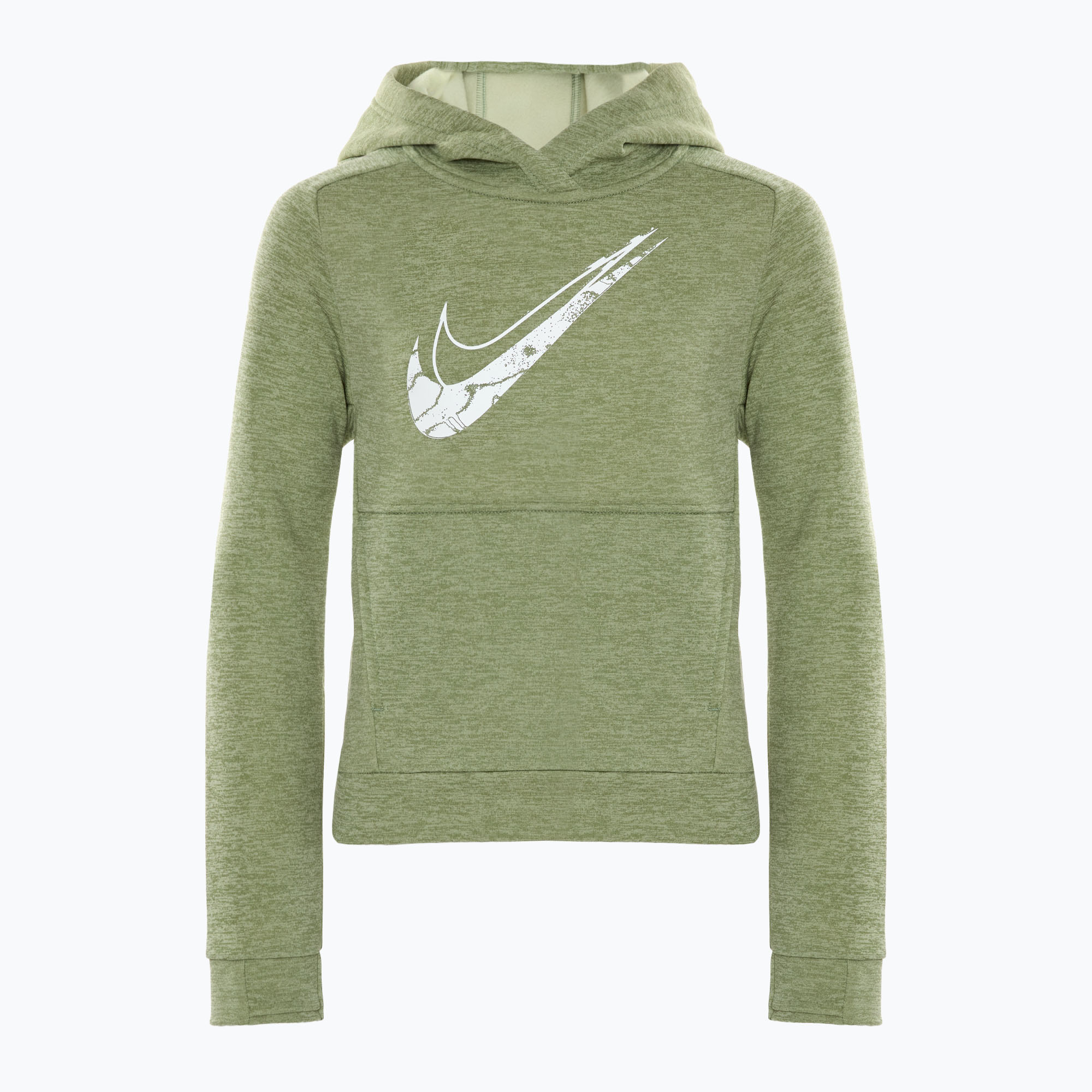 Bluza dziecięca Nike Multi Stain Repel Therma-FIT Hoodie oil green/olive aura/heather/white | WYSYŁKA W 24H | 30 DNI NA ZWROT