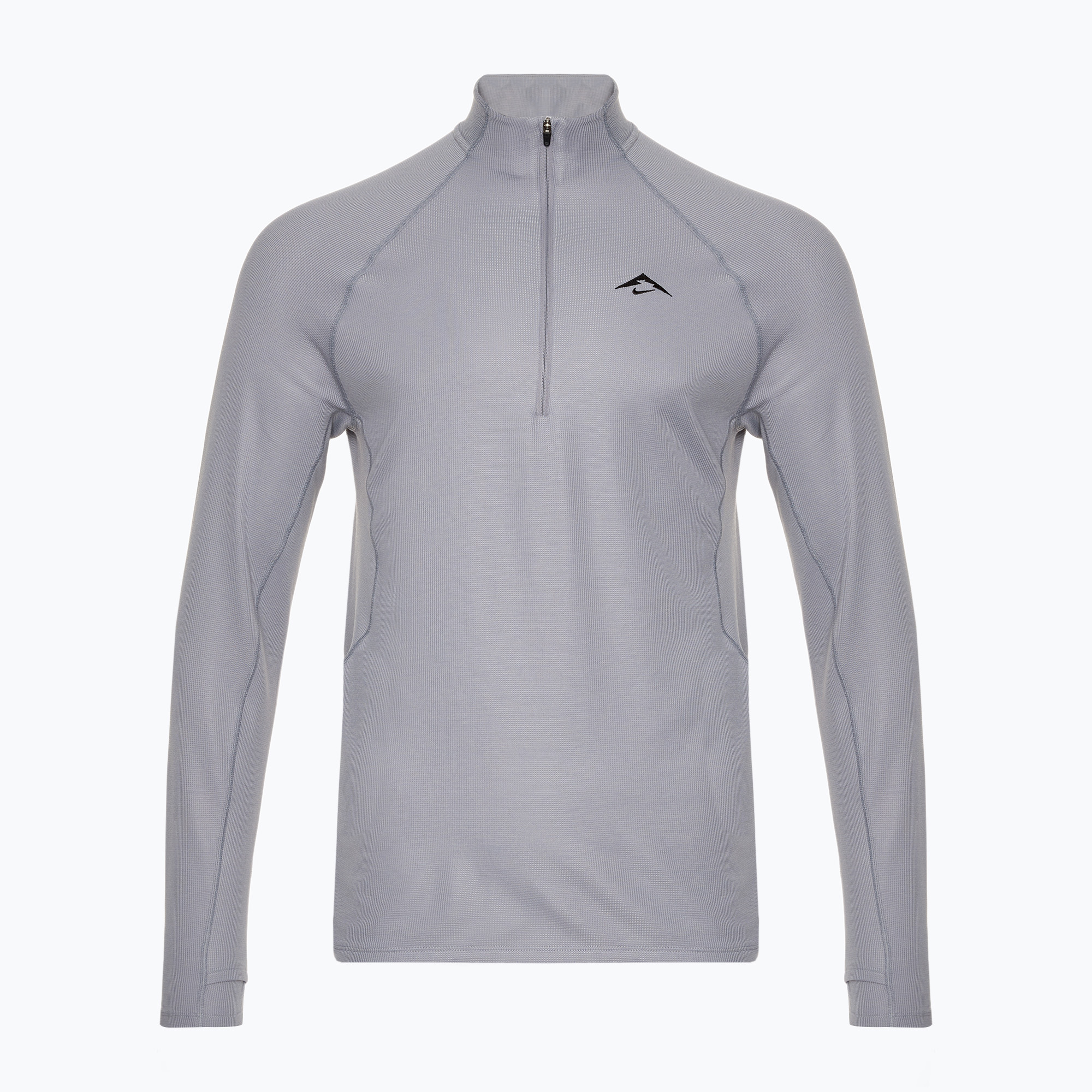 Bluza do biegania męska Nike Trail Dri-Fit 1/2 Zip cement grey/black | WYSYŁKA W 24H | 30 DNI NA ZWROT