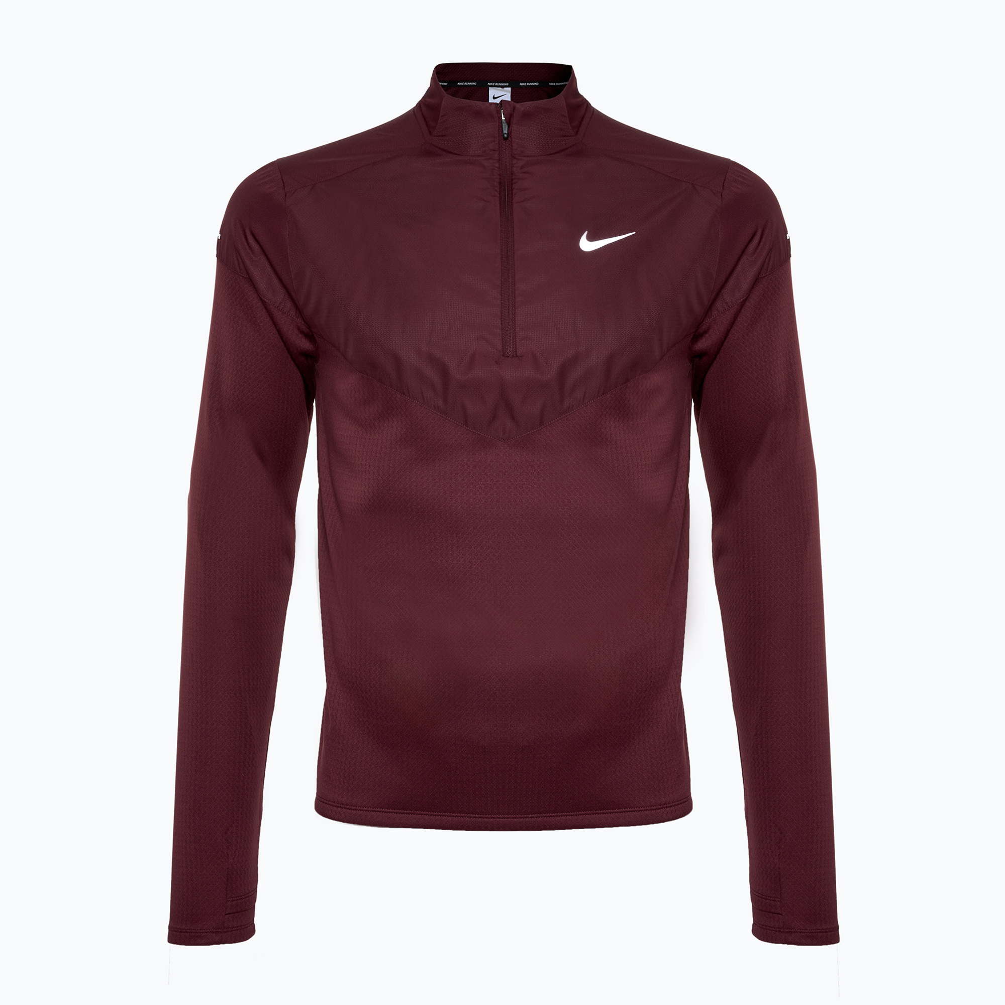 Bluza do biegania męska Nike Sphere Element Therma-FIT 1/2 Zip burgundy crush | WYSYŁKA W 24H | 30 DNI NA ZWROT