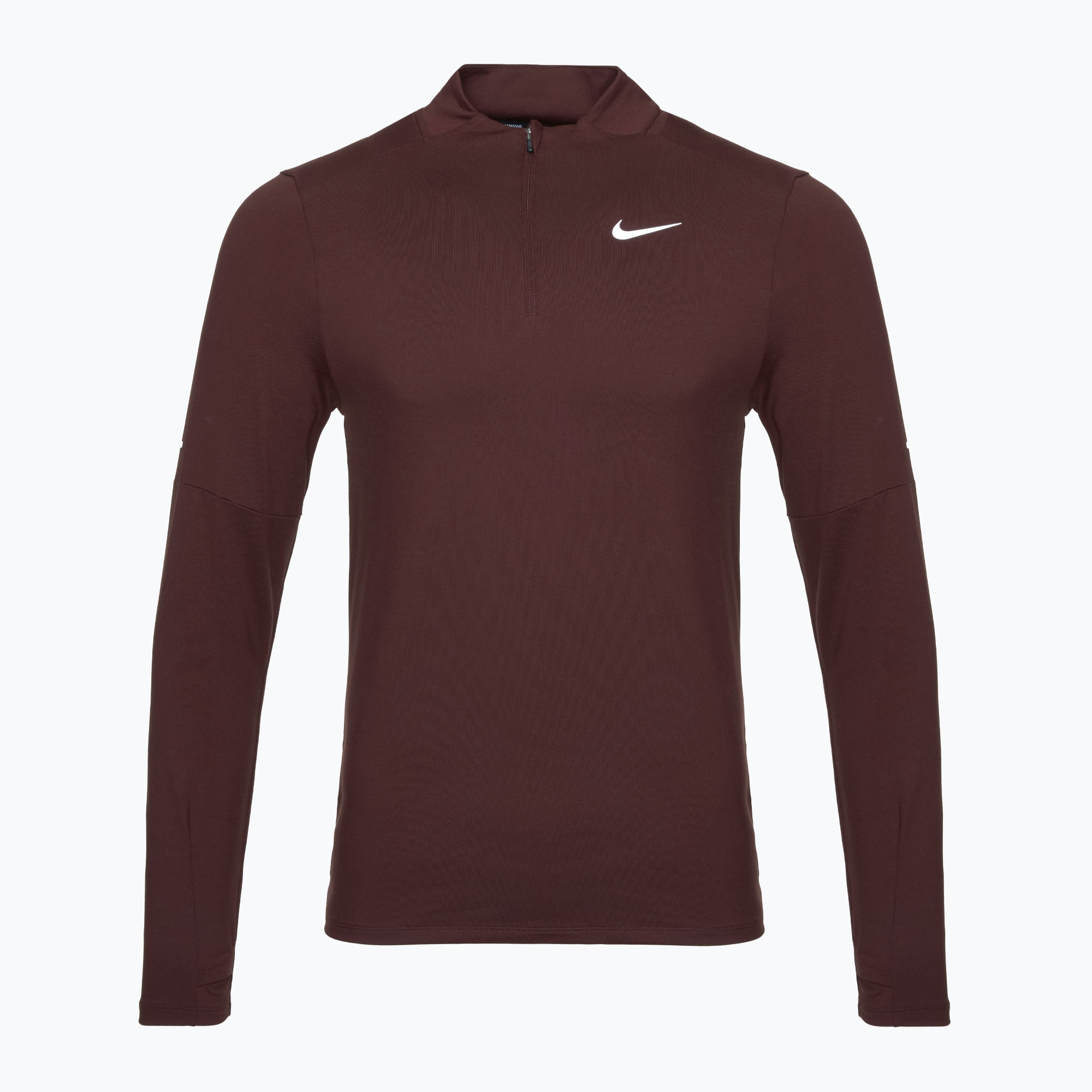 Longsleeve do biegania męski Nike Dri-FIT Element 1/2-Zip burgundy crush | WYSYŁKA W 24H | 30 DNI NA ZWROT