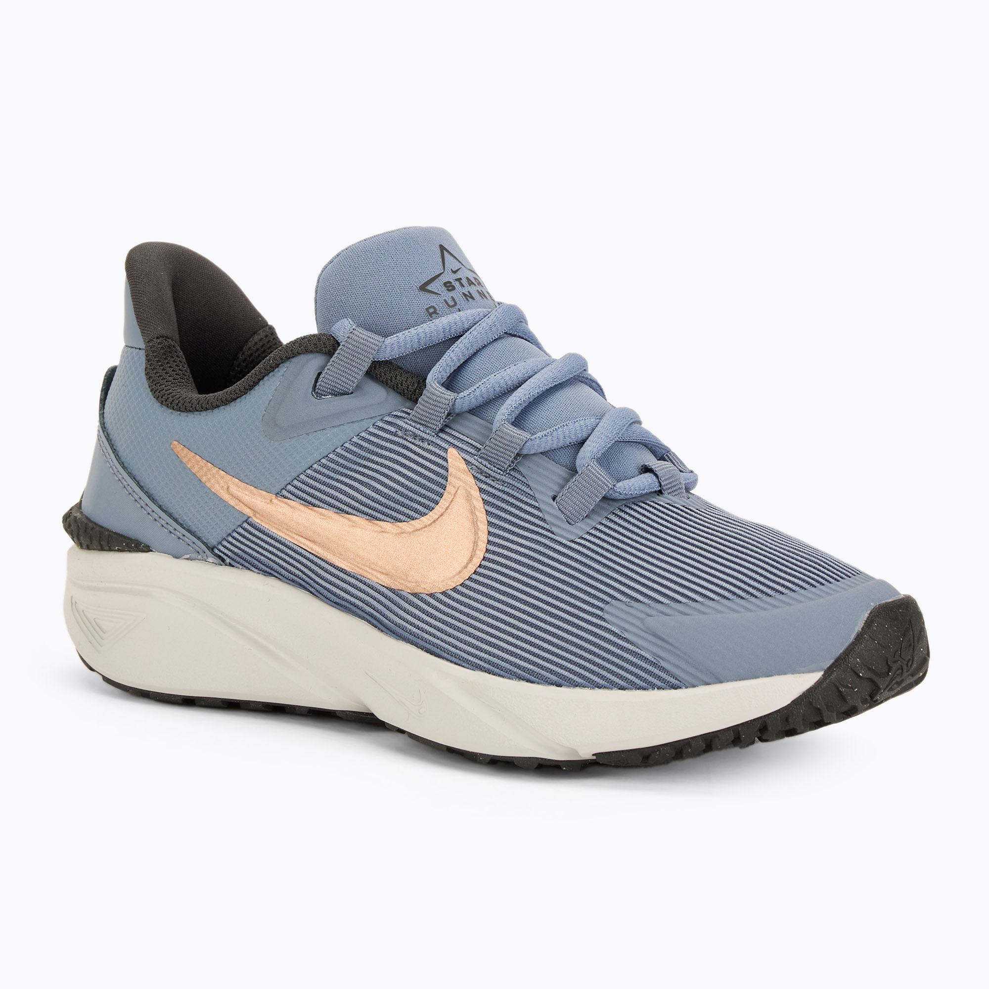 Buty do biegania dziecięce Nike Star Runner 4 ashenslate/ armorynavy/ pureplatinum/ metalredbronze | WYSYŁKA W 24H | 30 DNI NA ZWROT