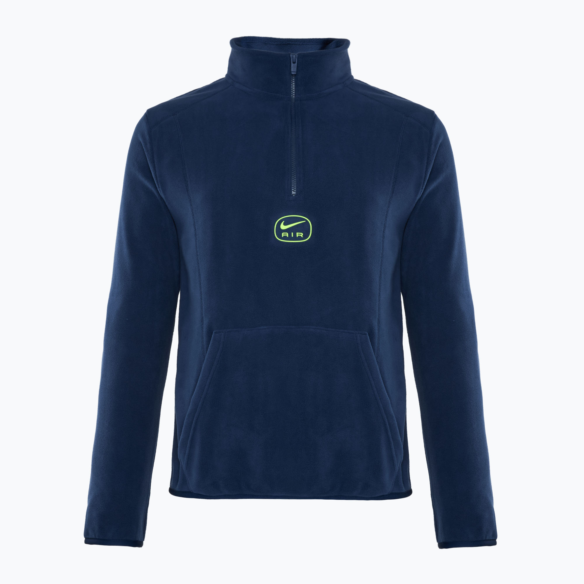 Bluza męska Nike Swoosh Air Polar Fleece Half Zip Top midnight navy/ volt | WYSYŁKA W 24H | 30 DNI NA ZWROT