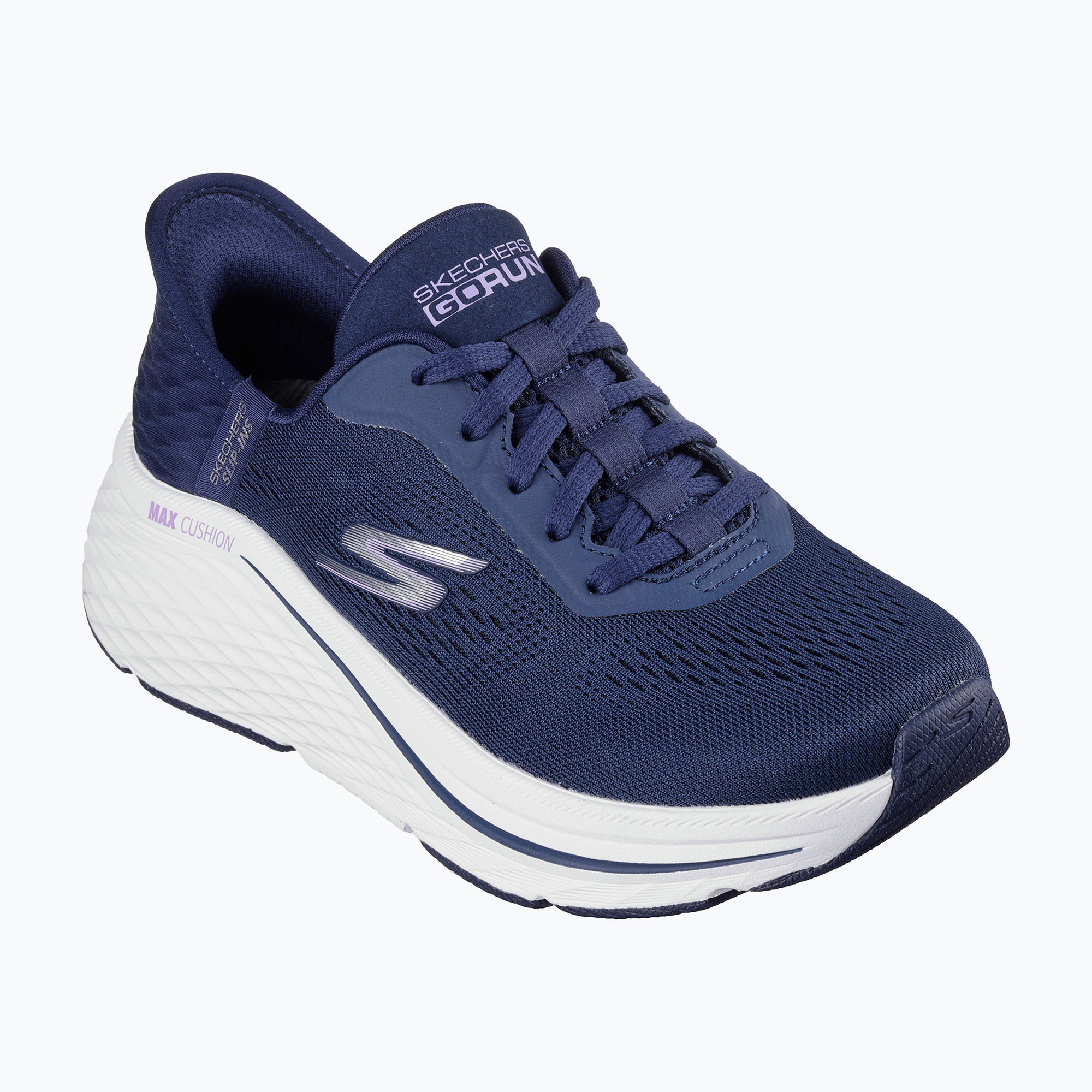 Buty damskie SKECHERS Max Cushioning Elite 2.0 Vanish navy/lavender | WYSYŁKA W 24H | 30 DNI NA ZWROT